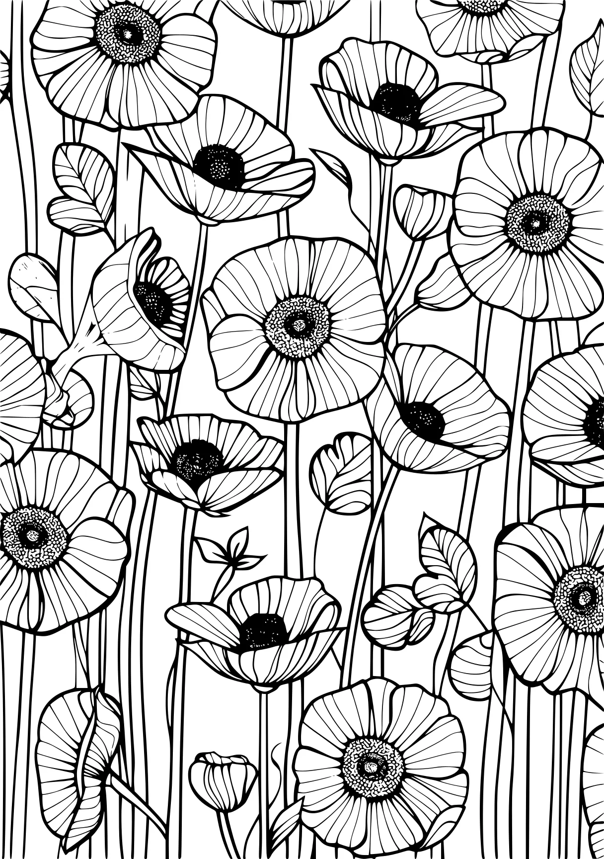 poppy playtime coloring pages, pattern, poppy, flowers, free page downloads