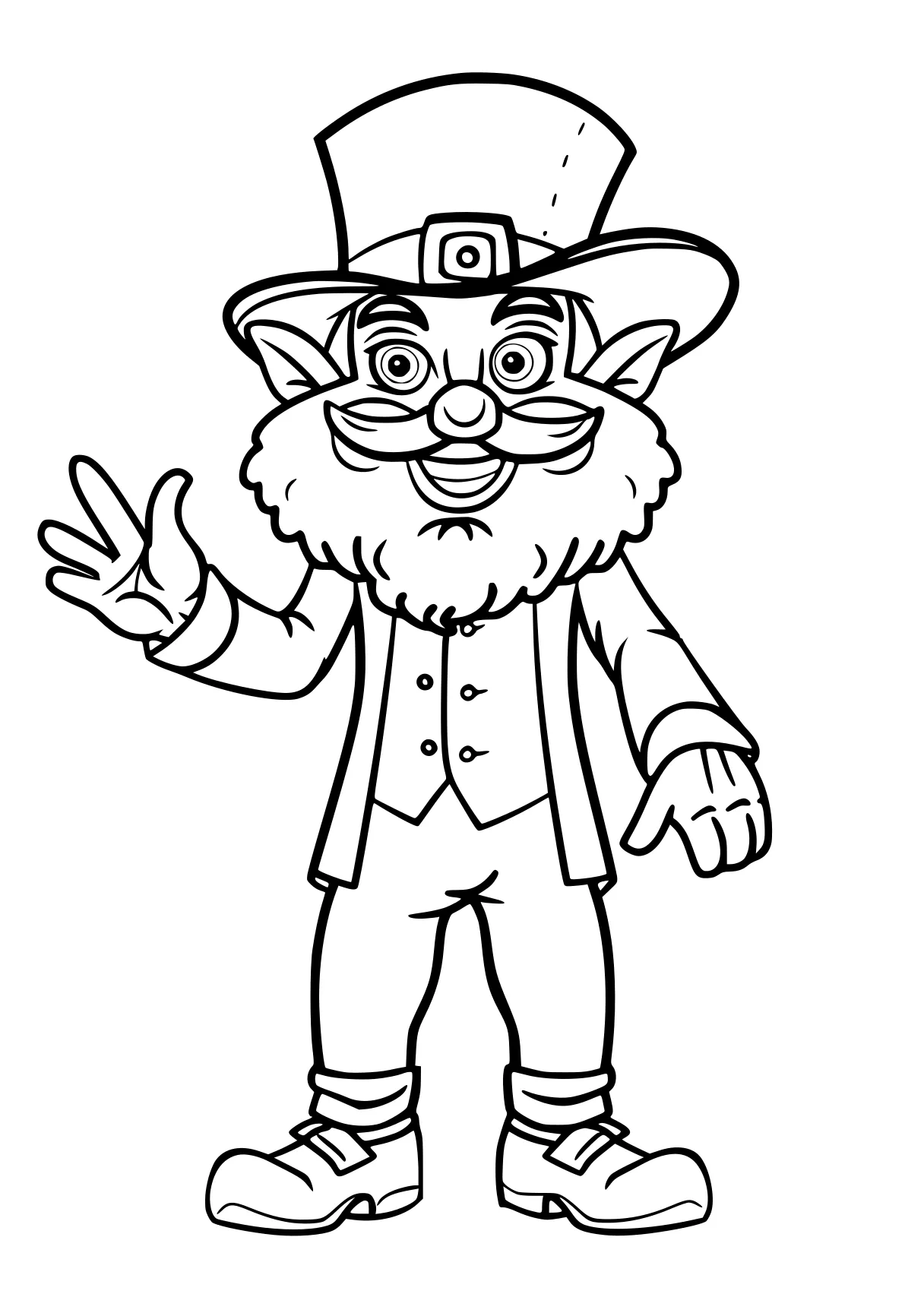 st patricks day colouring pages leprechaun, fazbear, scarecrow, free coloring page downloads