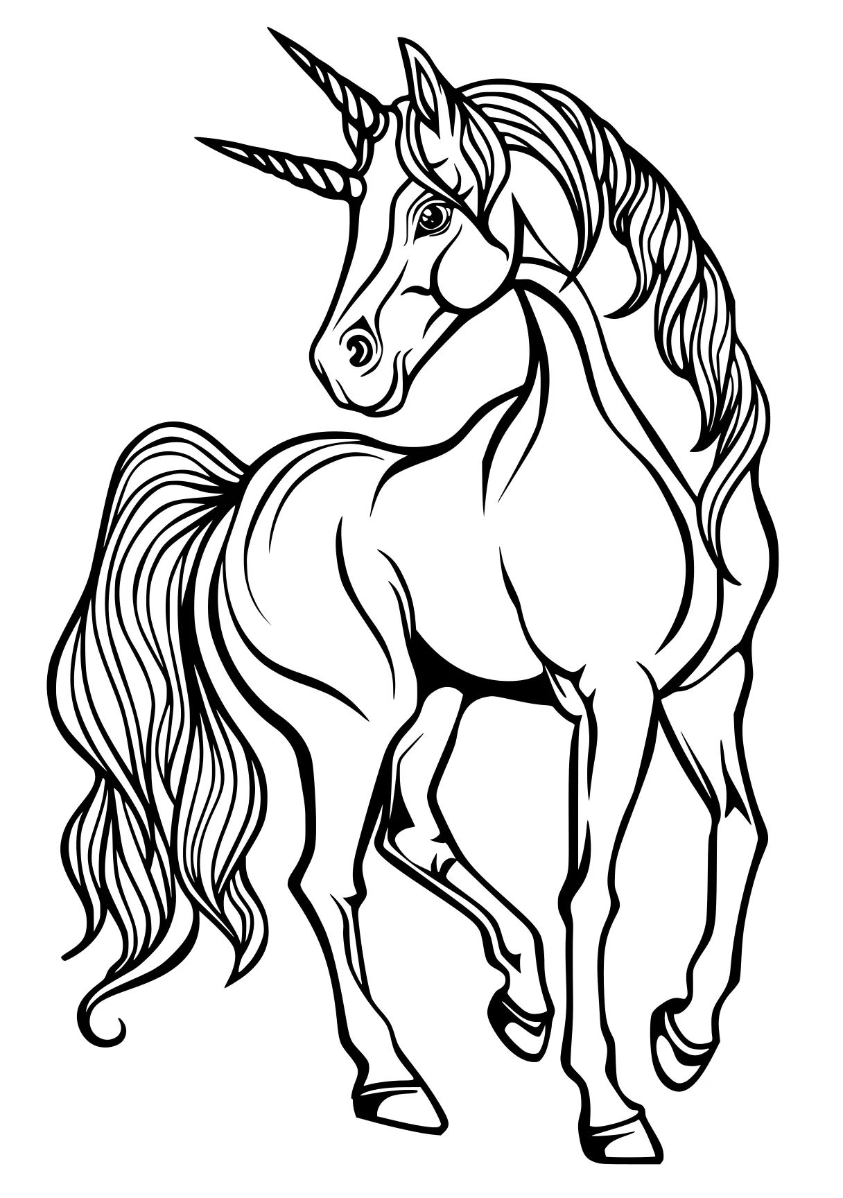 unicorn coloring pages horse, unicorn, pony, pegasus, alicorn, free page downloads