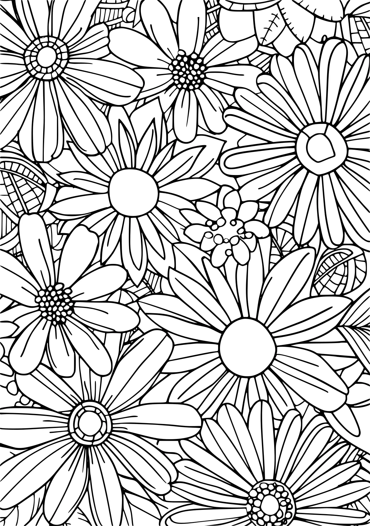 easy coloring pages, zentangle, colouring, pattern, free page downloads