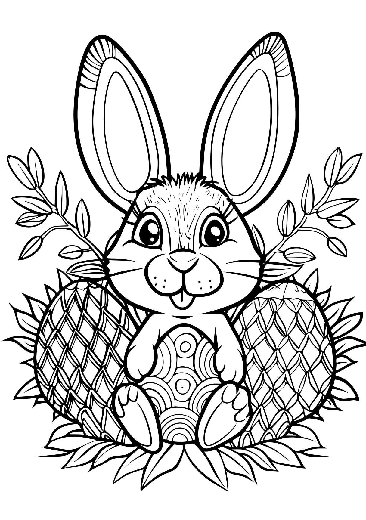 easter coloring sheets bunny, rabbit, illustrator, free page downloads