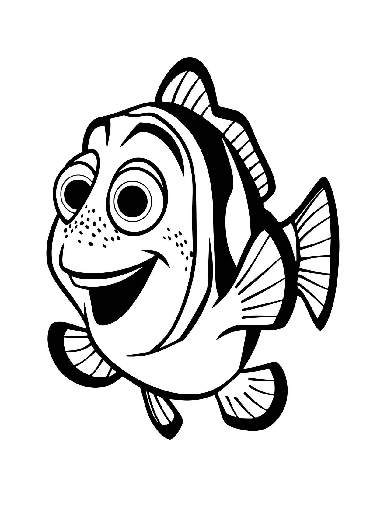 finding nemo coloring pages fish, nemo, dory, guppies, spongebob, free page downloads