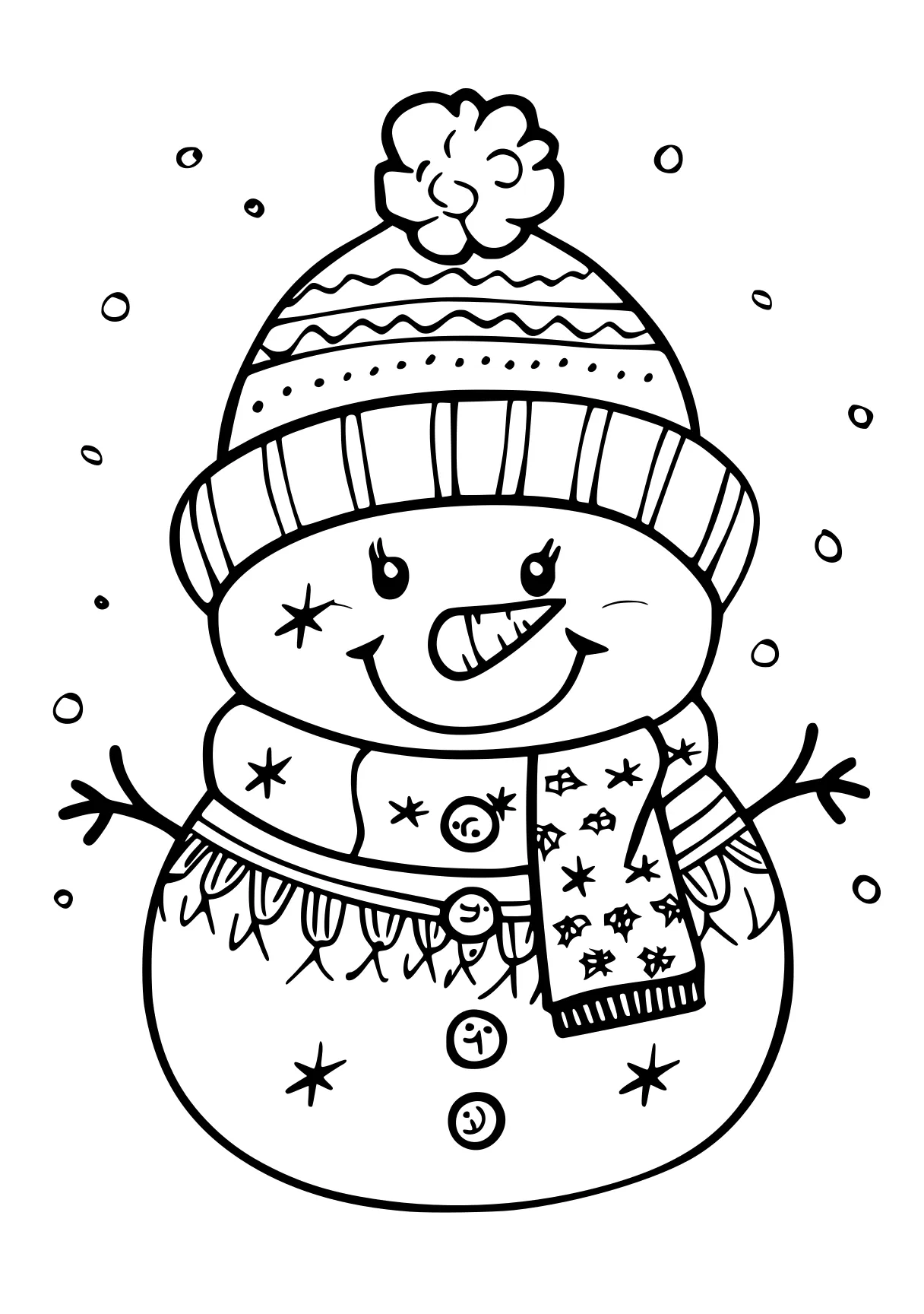 cute christmas coloring pages snowman, winter, december, free page downloads