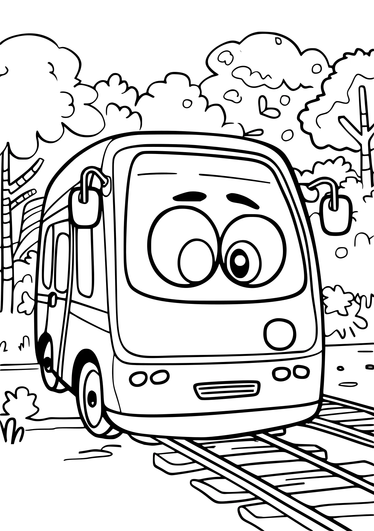 free coloring pages to print, vehicle, cartoon, truck, page downloads