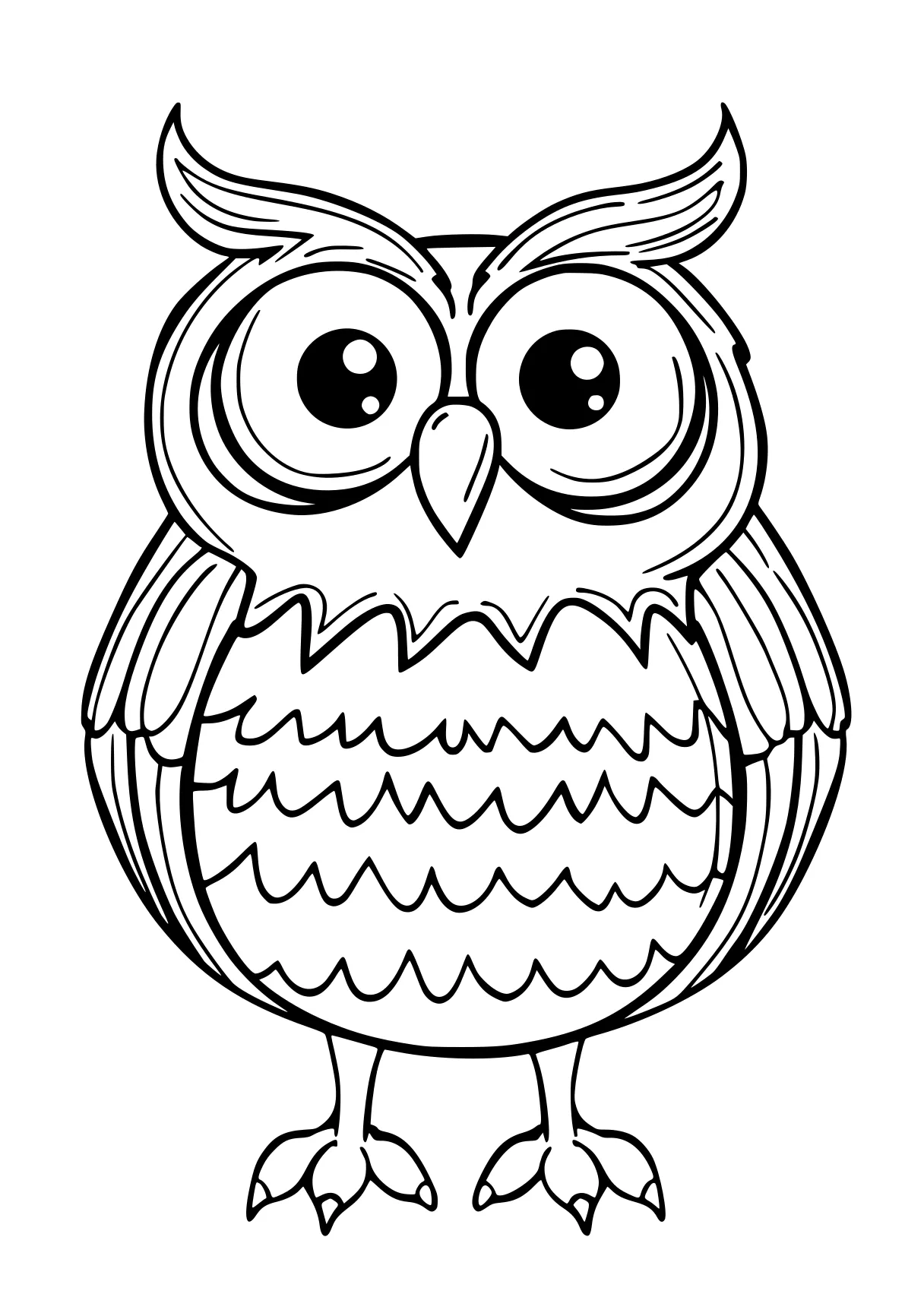 color page test print owl, illustrator, drawing, free coloring downloads