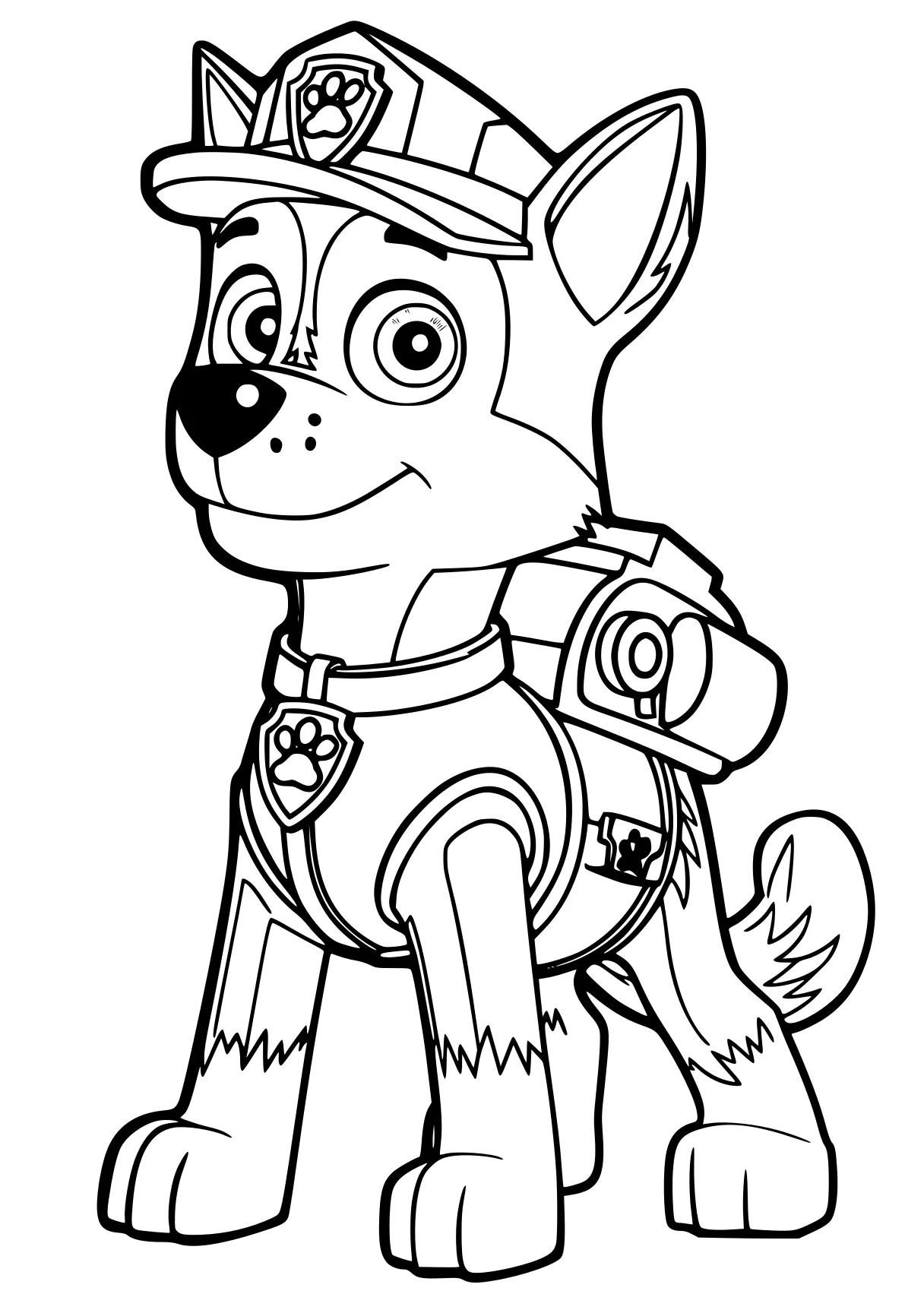 paw patrol colouring page corgi, fazbear, scooby, pororo, alvin, free coloring downloads