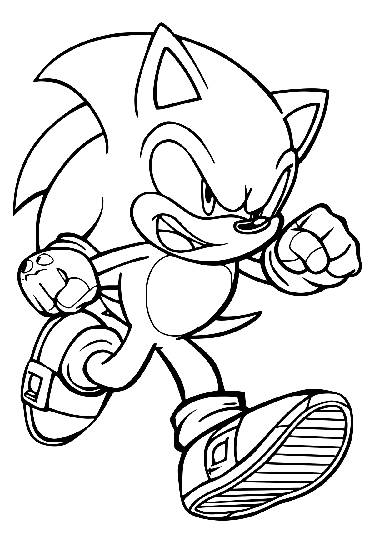 super sonic coloring page sonic, knuckles, tails, hedgehog, coloring, free downloads