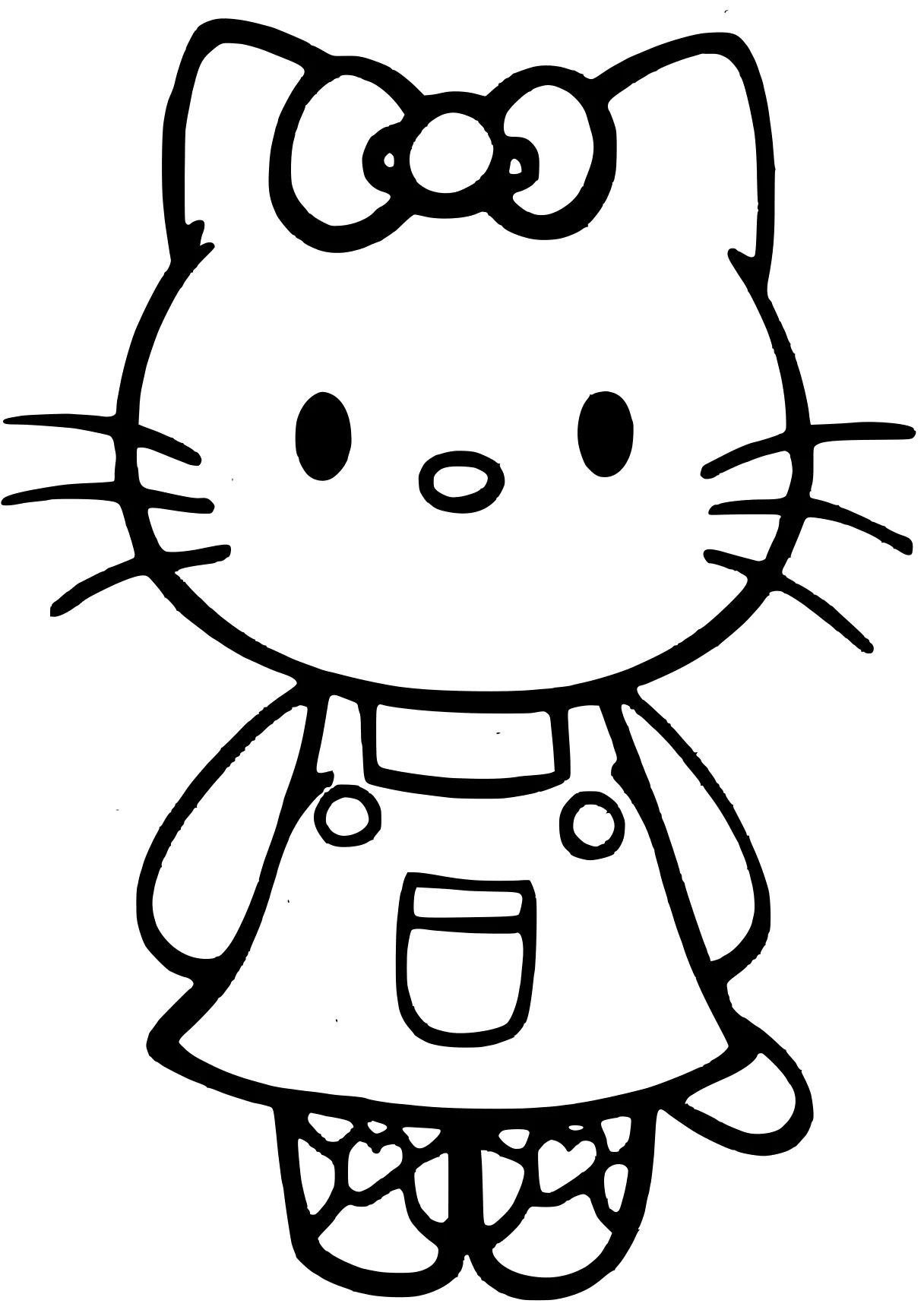 hello kitty and friends coloring pages sanrio, unikitty, peppa, kitty, winnie, free page downloads