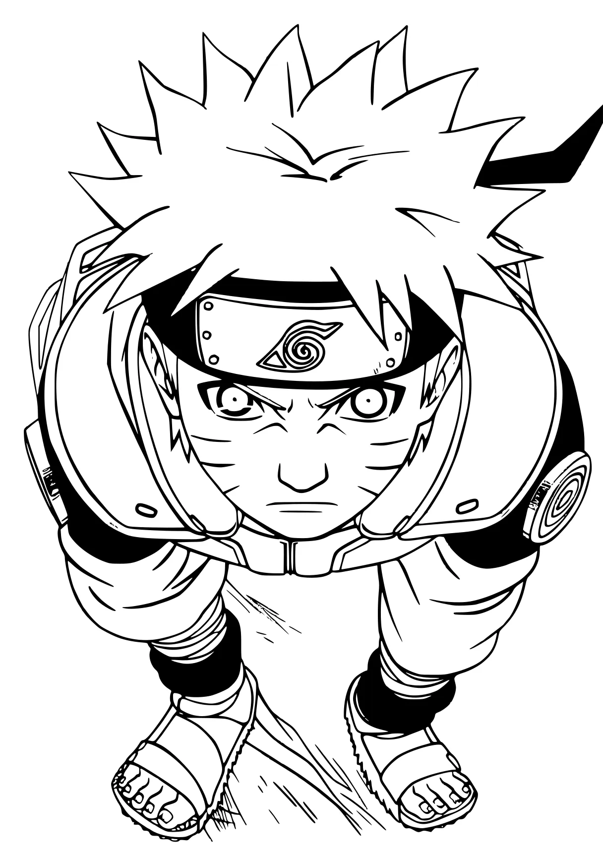 naruto coloring pages naruto, kakashi, boruto, tanjiro, beyblade, free page downloads