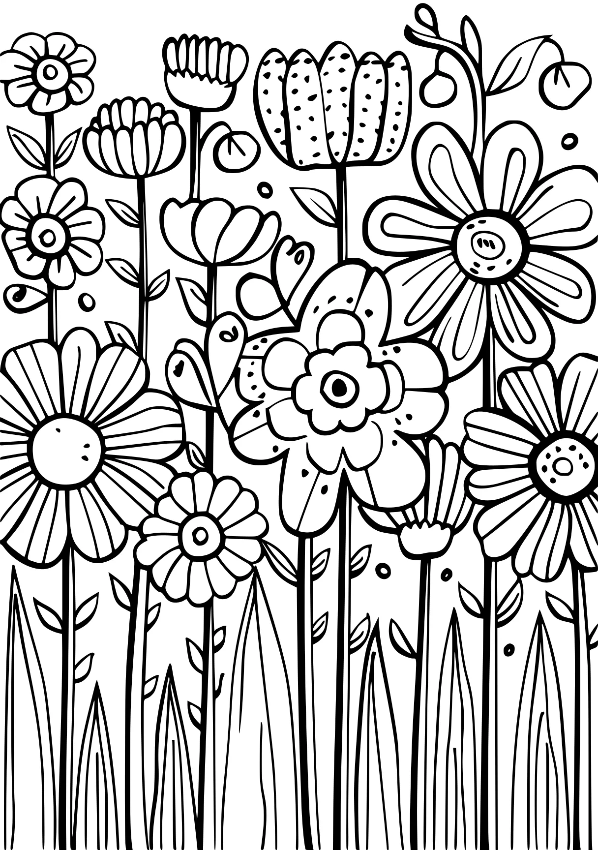 spring coloring, printables, zentangle, colouring, free page downloads