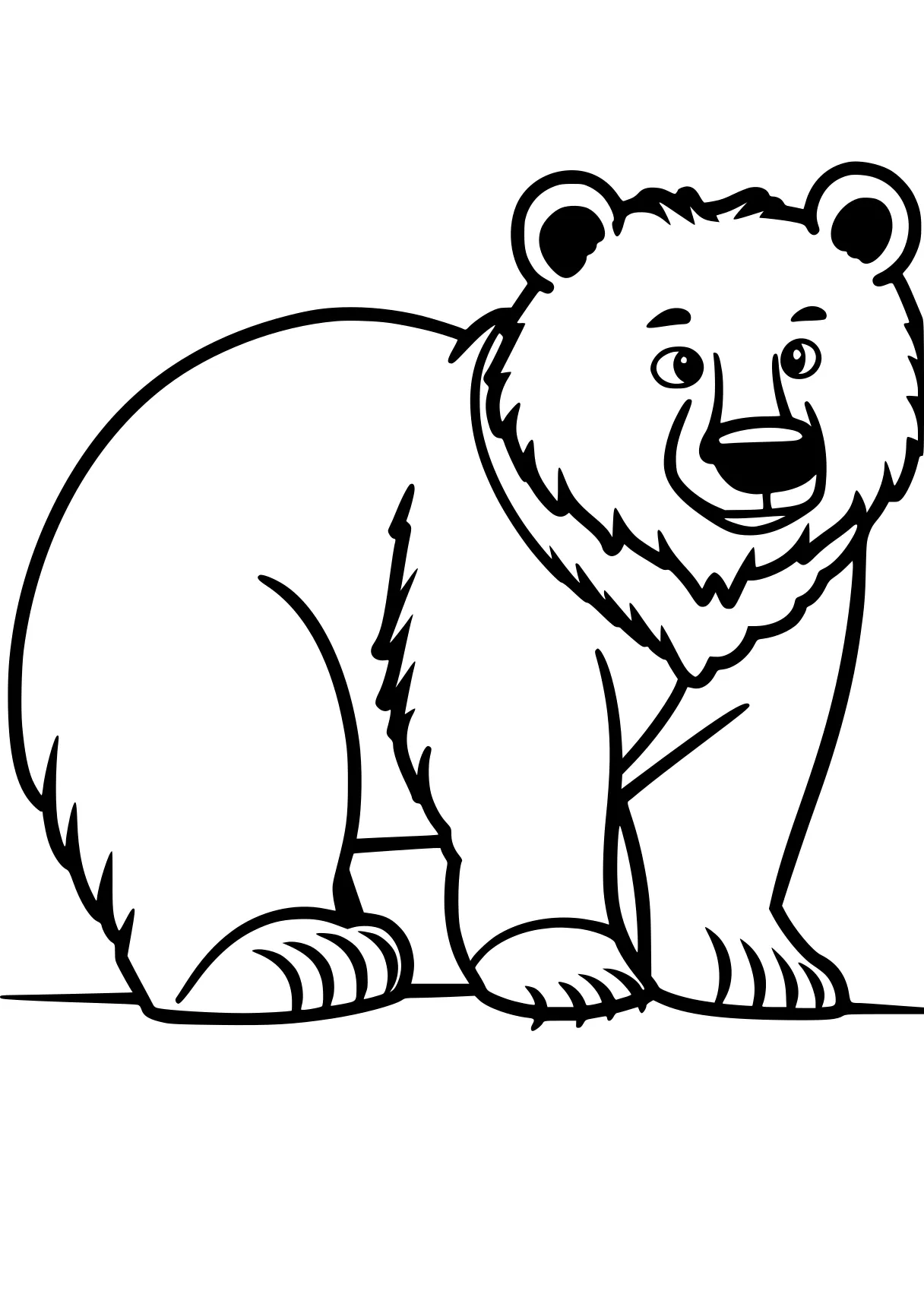 bear coloring page bear, polar, bears, lion, free downloads