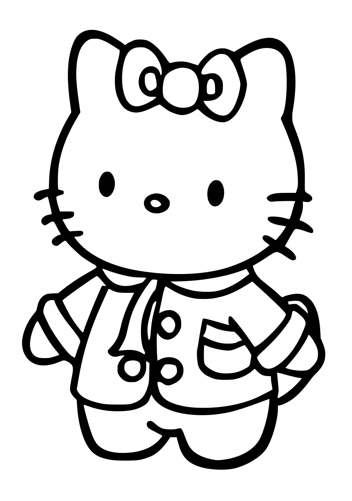 coloring hello kitty unikitty, garfield, sanrio, kitty, peppa, free page downloads