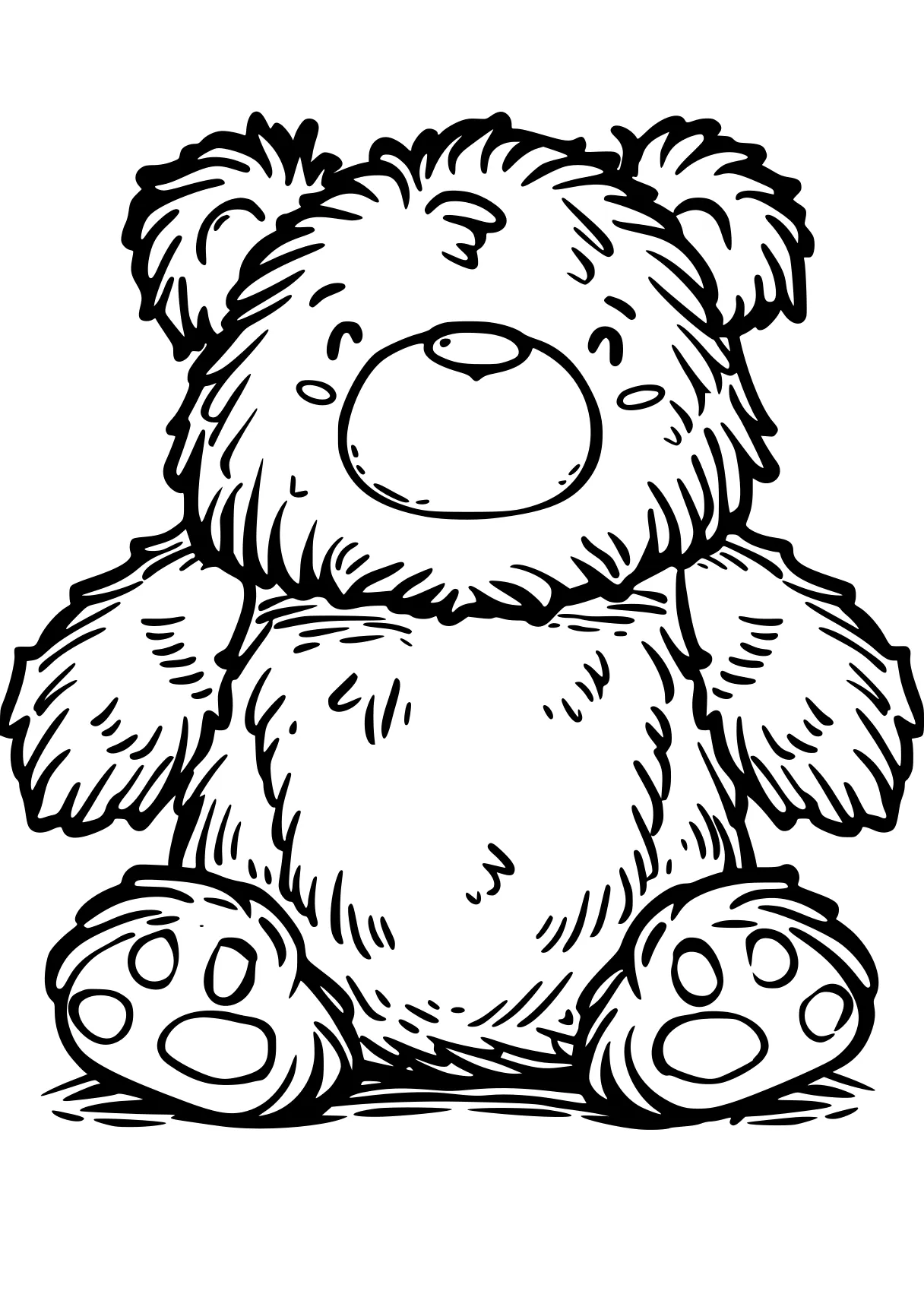 huggy wuggy coloring page bear, teddy, fazbear, winnie, bears, free downloads