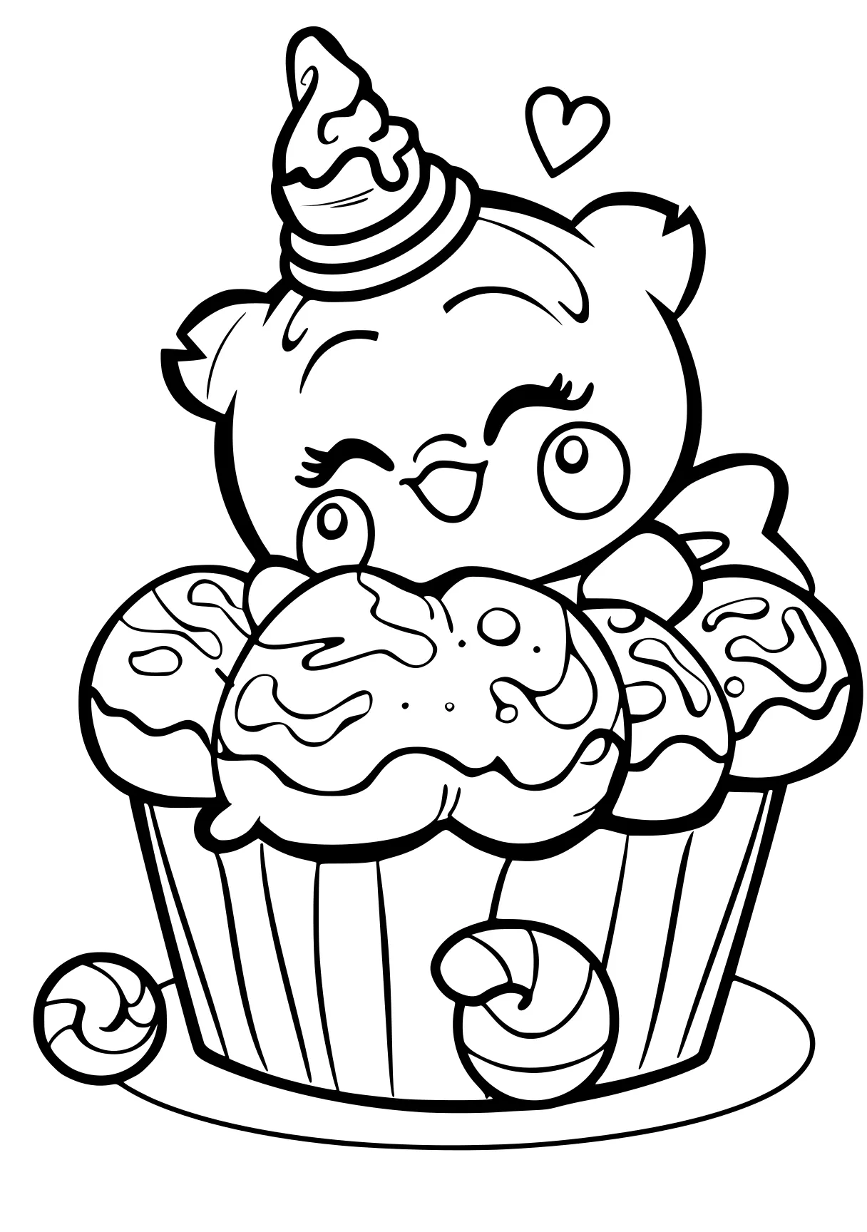 cinnamoroll coloring pages cupcake, cinnamoroll, mushroom, popcorn, shortcake, free page downloads