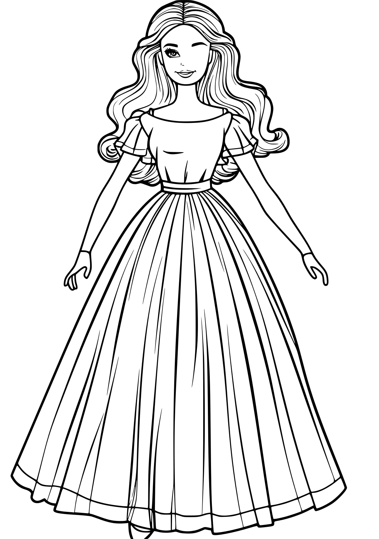 barbie doll coloring pages rapunzel, rosalina, princess, cinderella, dresses, free page downloads