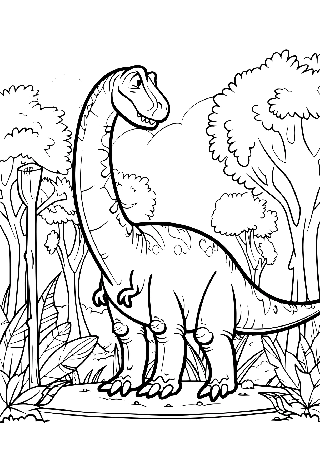 dinosaur coloring sheet brachiosaurus, dino, dinosaur, tyrannosaurus, trex, free page downloads