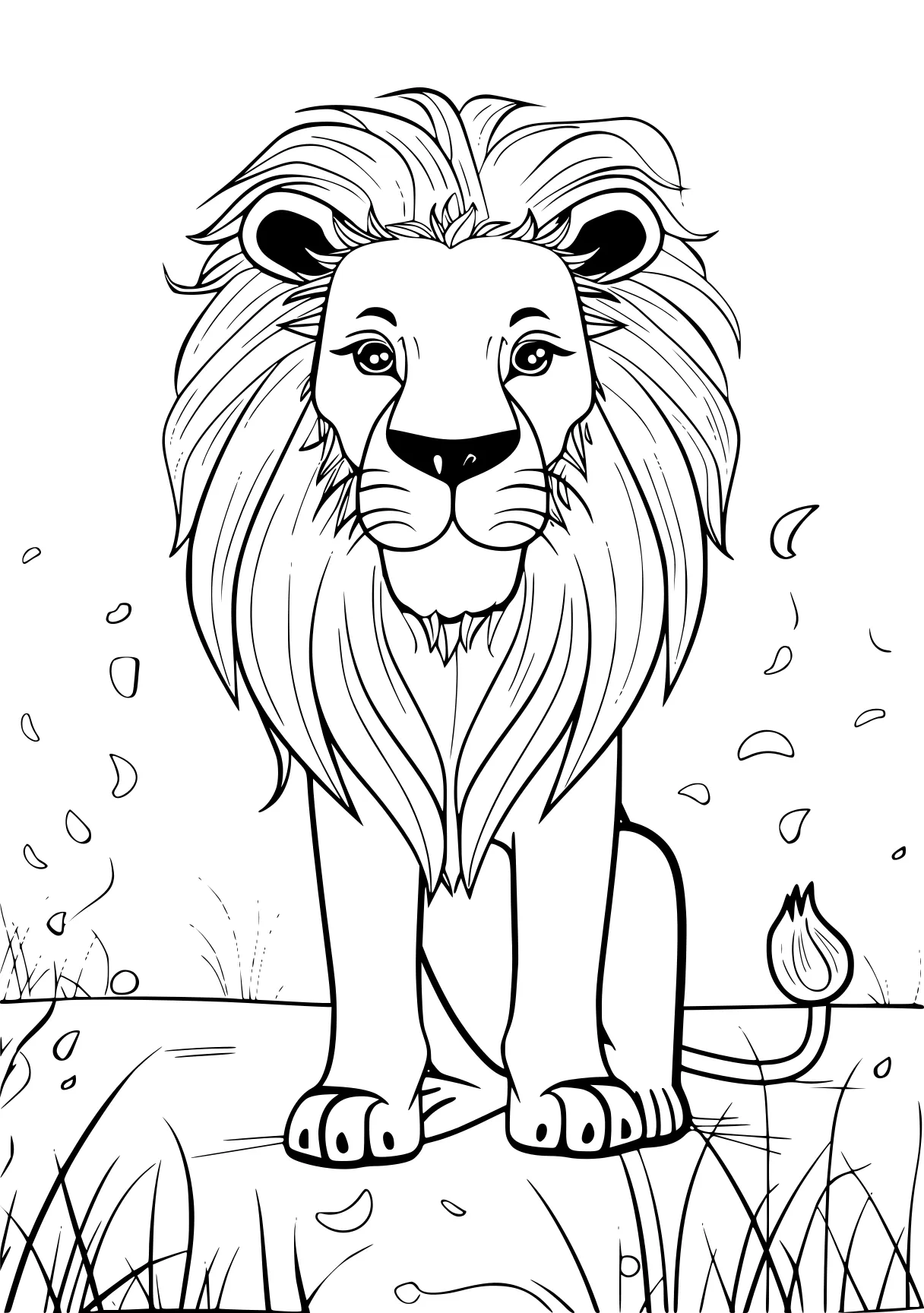 lion coloring page lion, lions, simba, free downloads