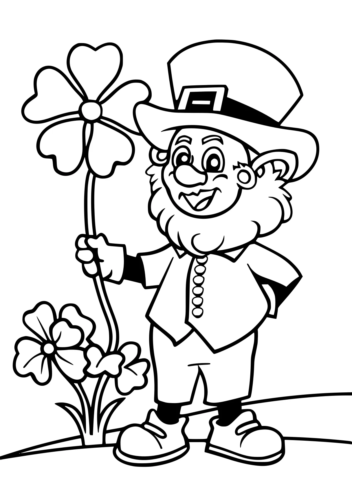 saint patrick's day coloring pages leprechaun, pilgrim, illustrator, free page downloads