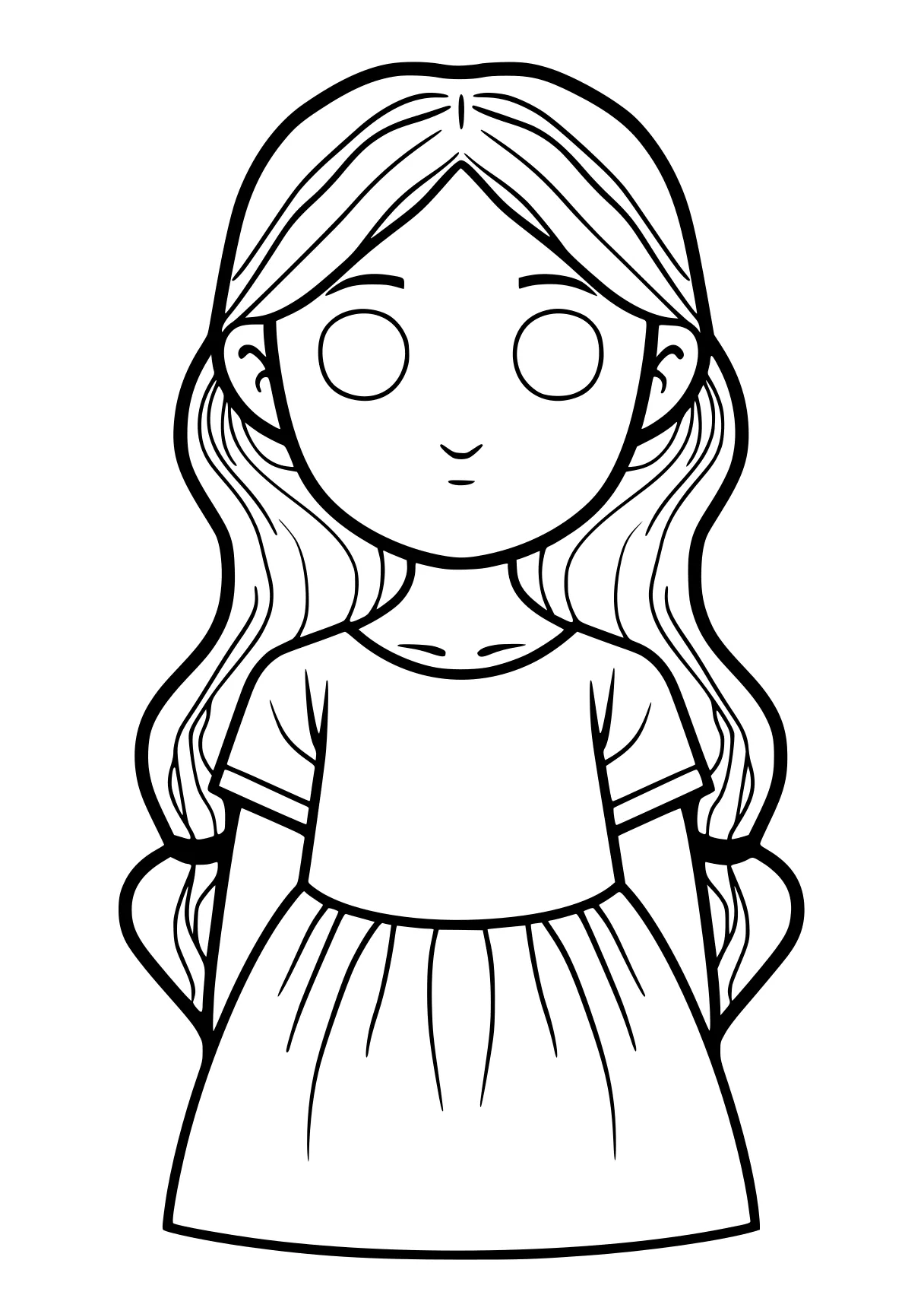 free printable coloring pages girl, printables, chibi, sally, coloring, page downloads