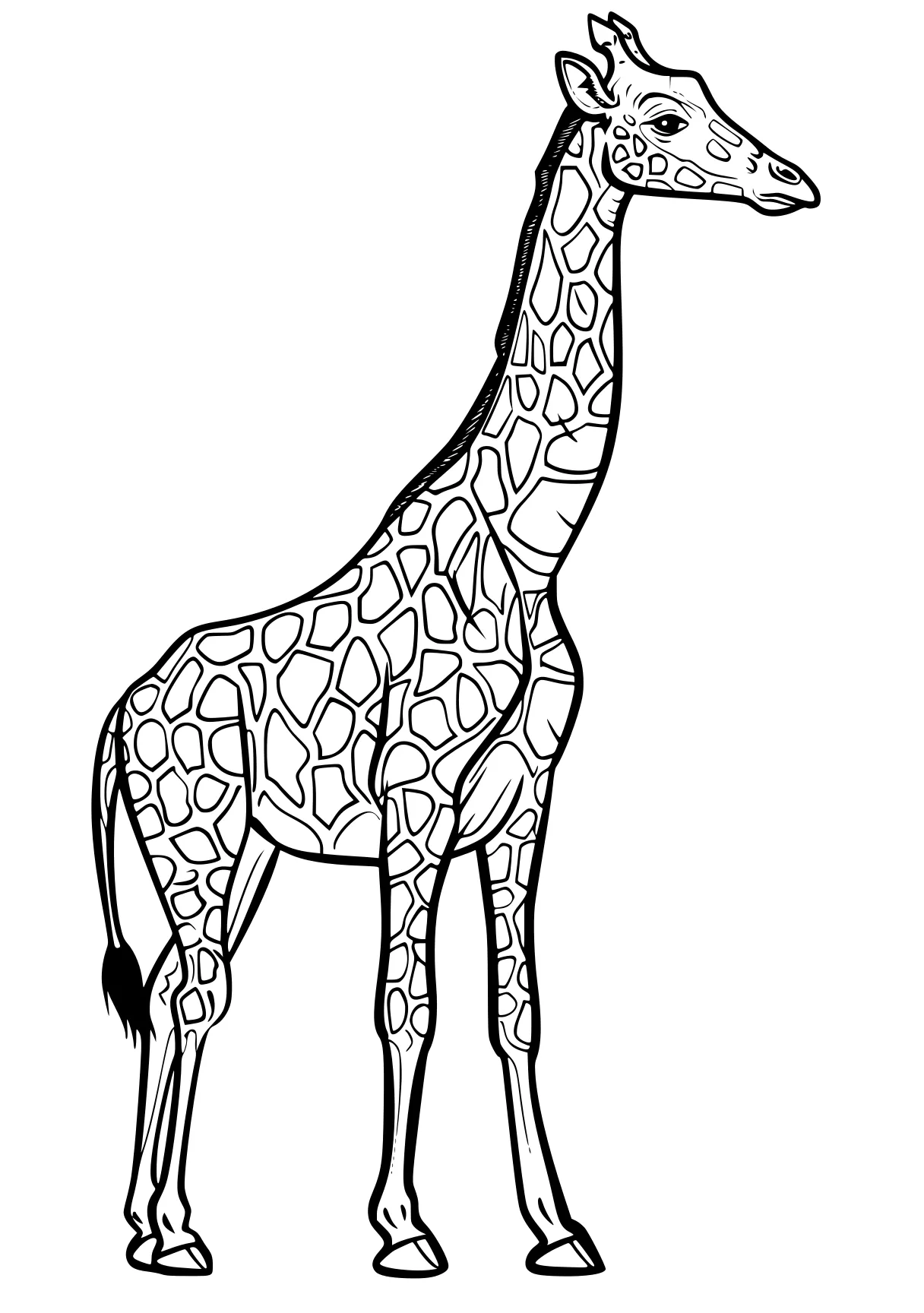 giraffe coloring llama, giraffe, brachiosaurus, camel, horse, free page downloads