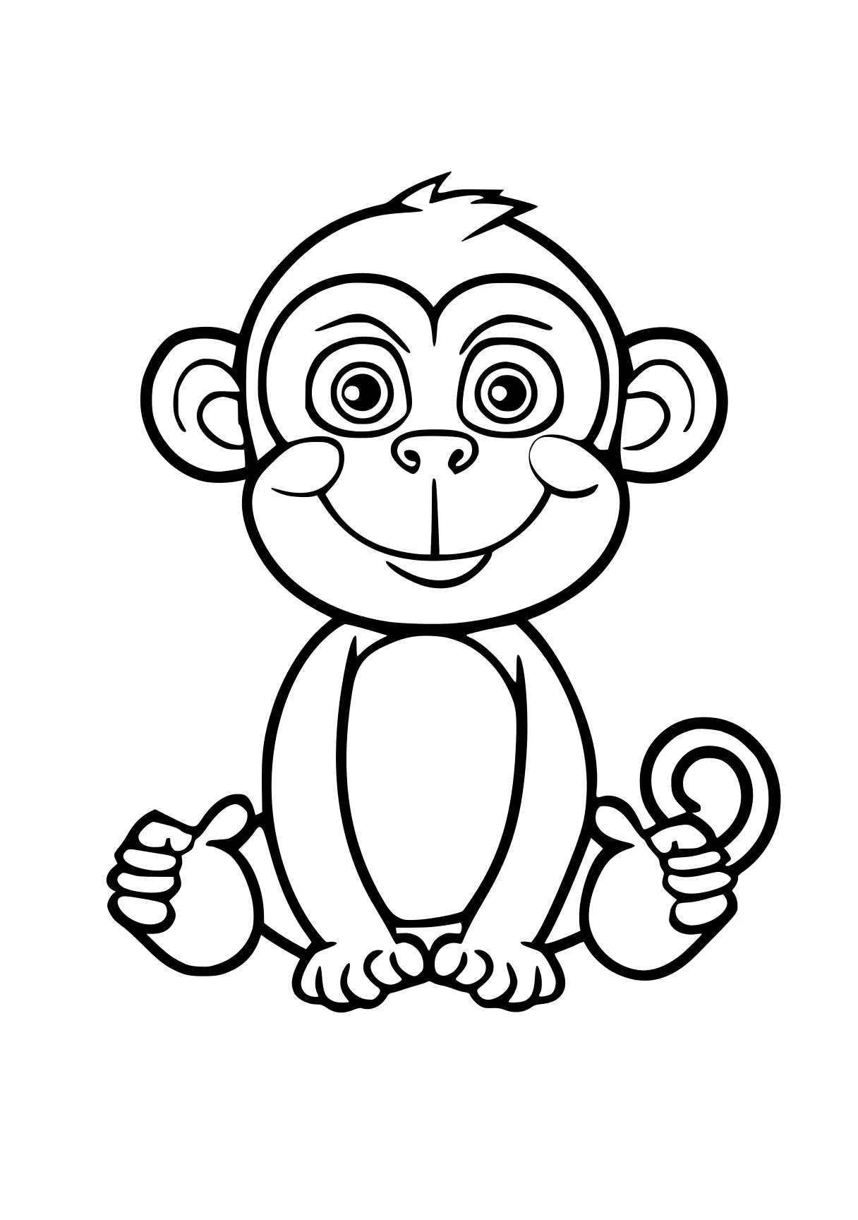 coloring sheets monkey, gorilla, kong, zooba, daniel, free page downloads