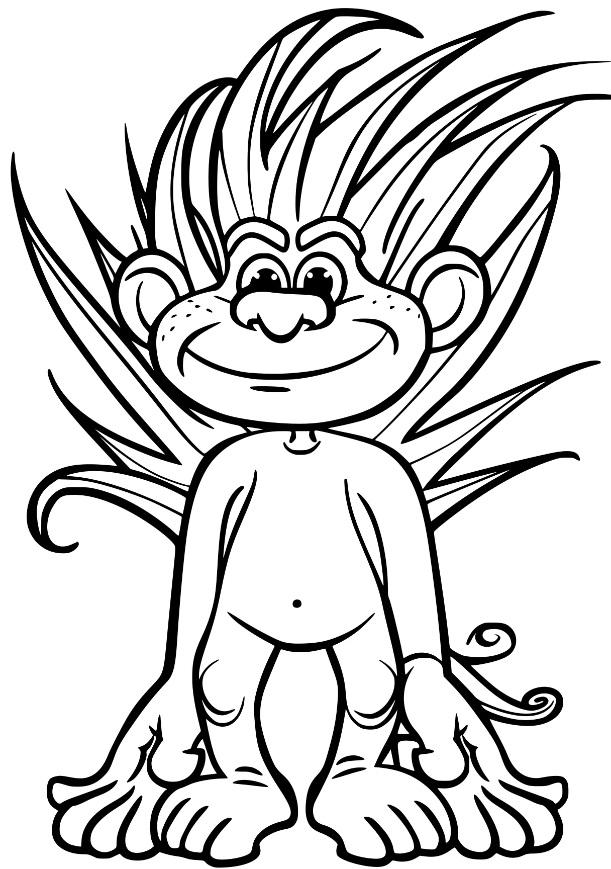 troll coloring pages monkey, gorilla, goku, kong, broly, free page downloads