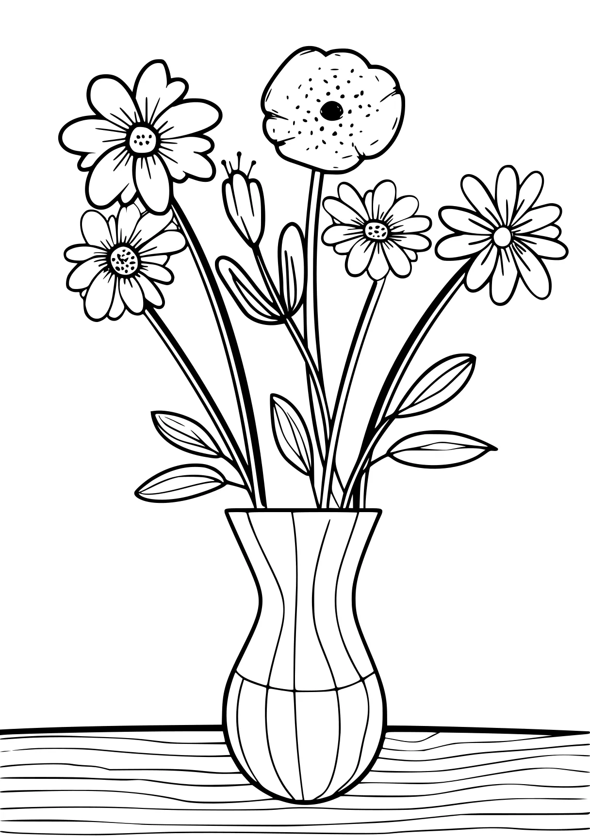 mothers day coloring page, flowers, flower, tulip, free downloads