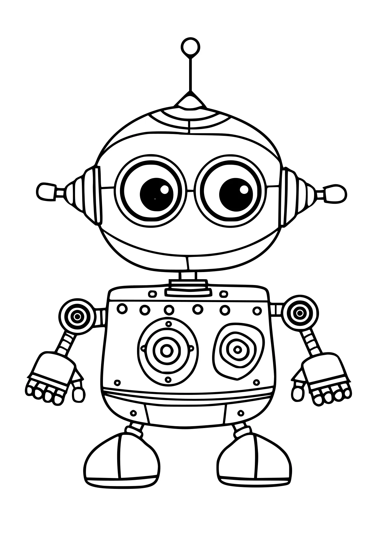 lankybox coloring page robot, illustrator, ai, robocar, bots, free downloads