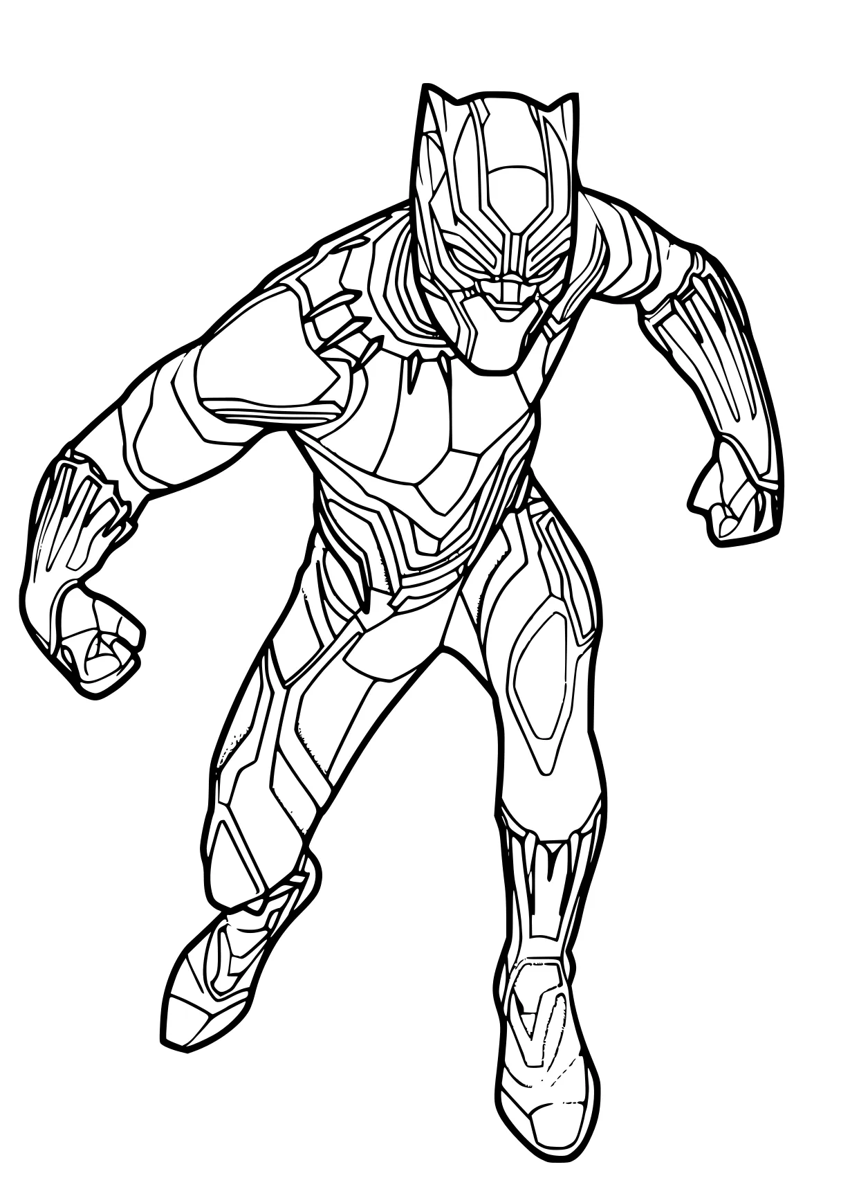 black panther coloring page ultraman, scorpion, jiren, spidey, frieza, free downloads