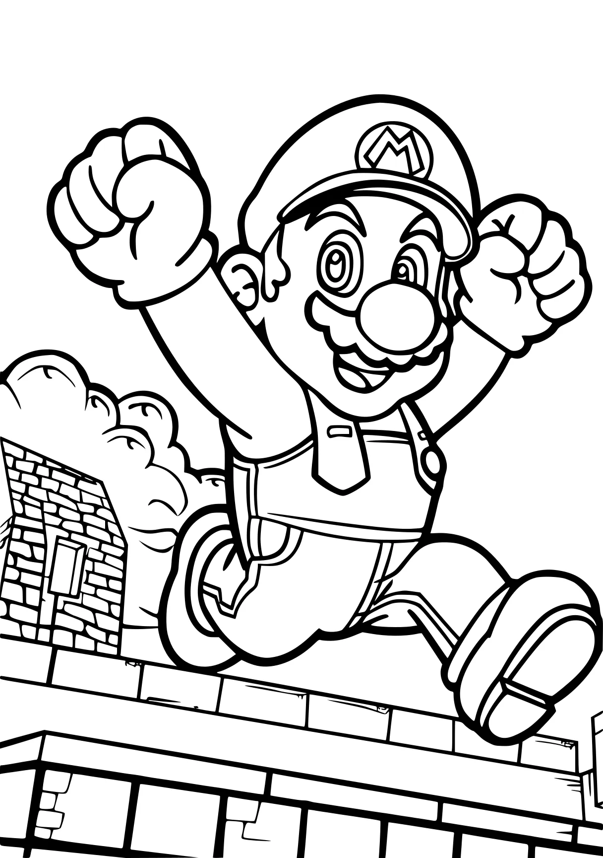 mario coloring sheet mario, blippi, luigi, free page downloads