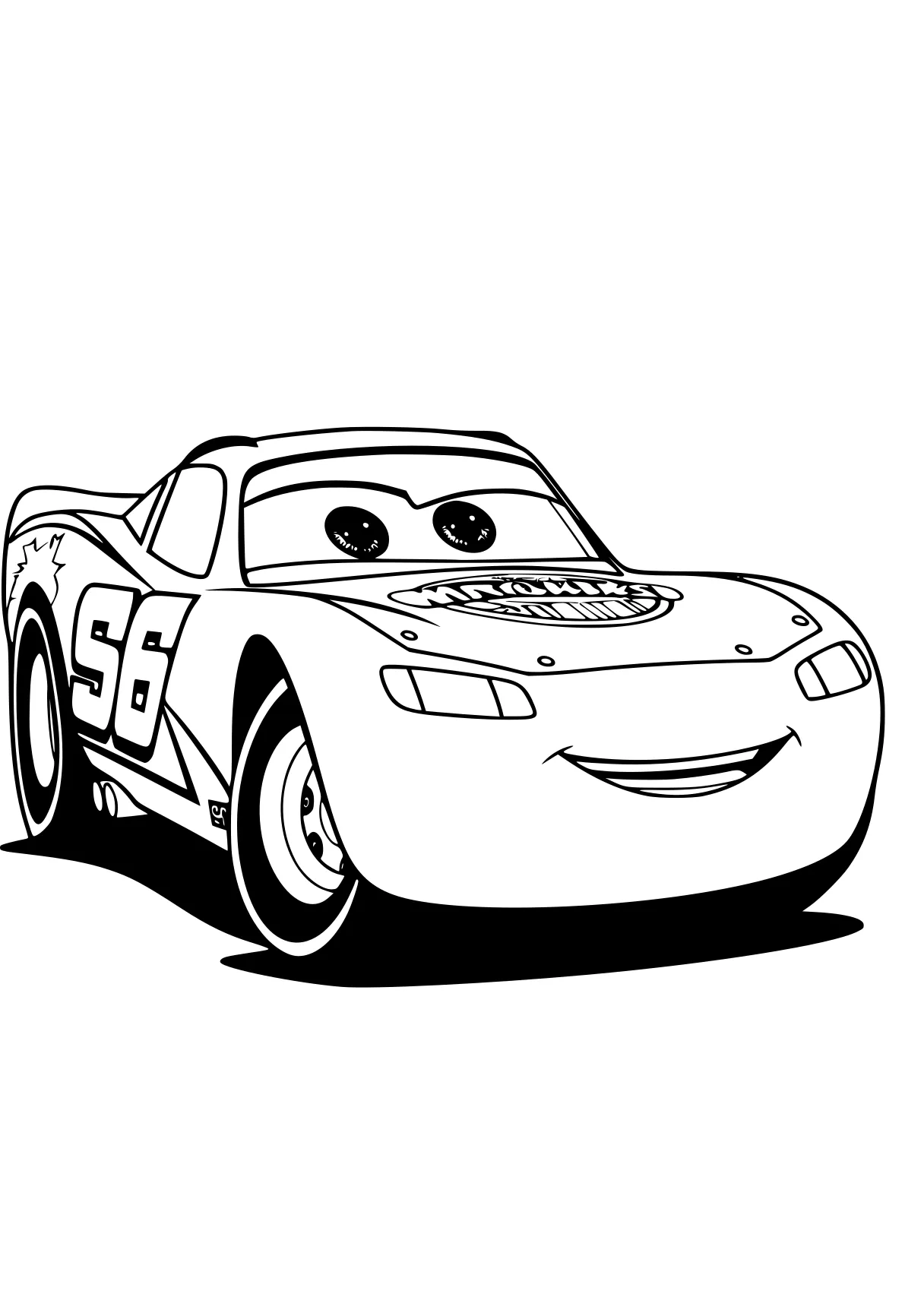 lightning mcqueen coloring page car, cars, robocar, mater, vehicle, free downloads