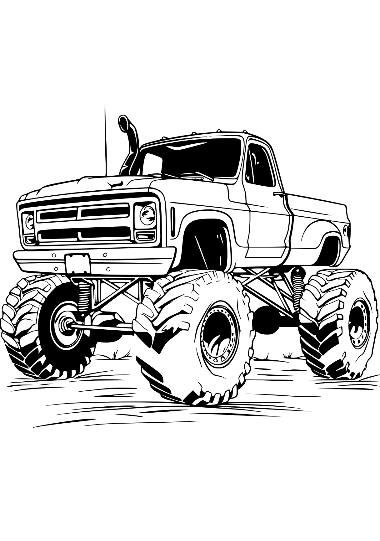 monster truck coloring sheet truck, trucks, crawler, vehicle, jeep, free page downloads