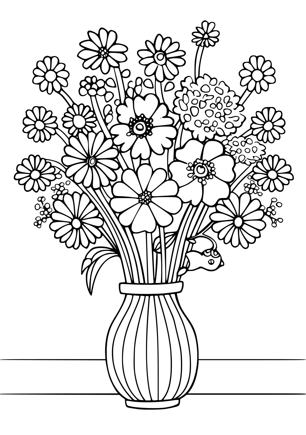 mothers day coloring sheet, zentangle, flowers, flower, free page downloads