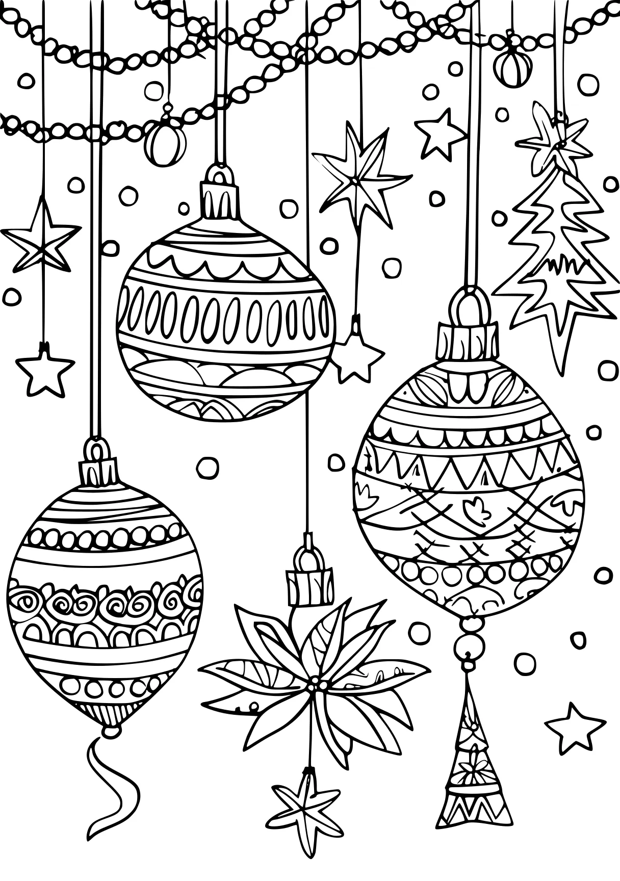 christmas coloring, ornament, zentangle, printables, free page downloads