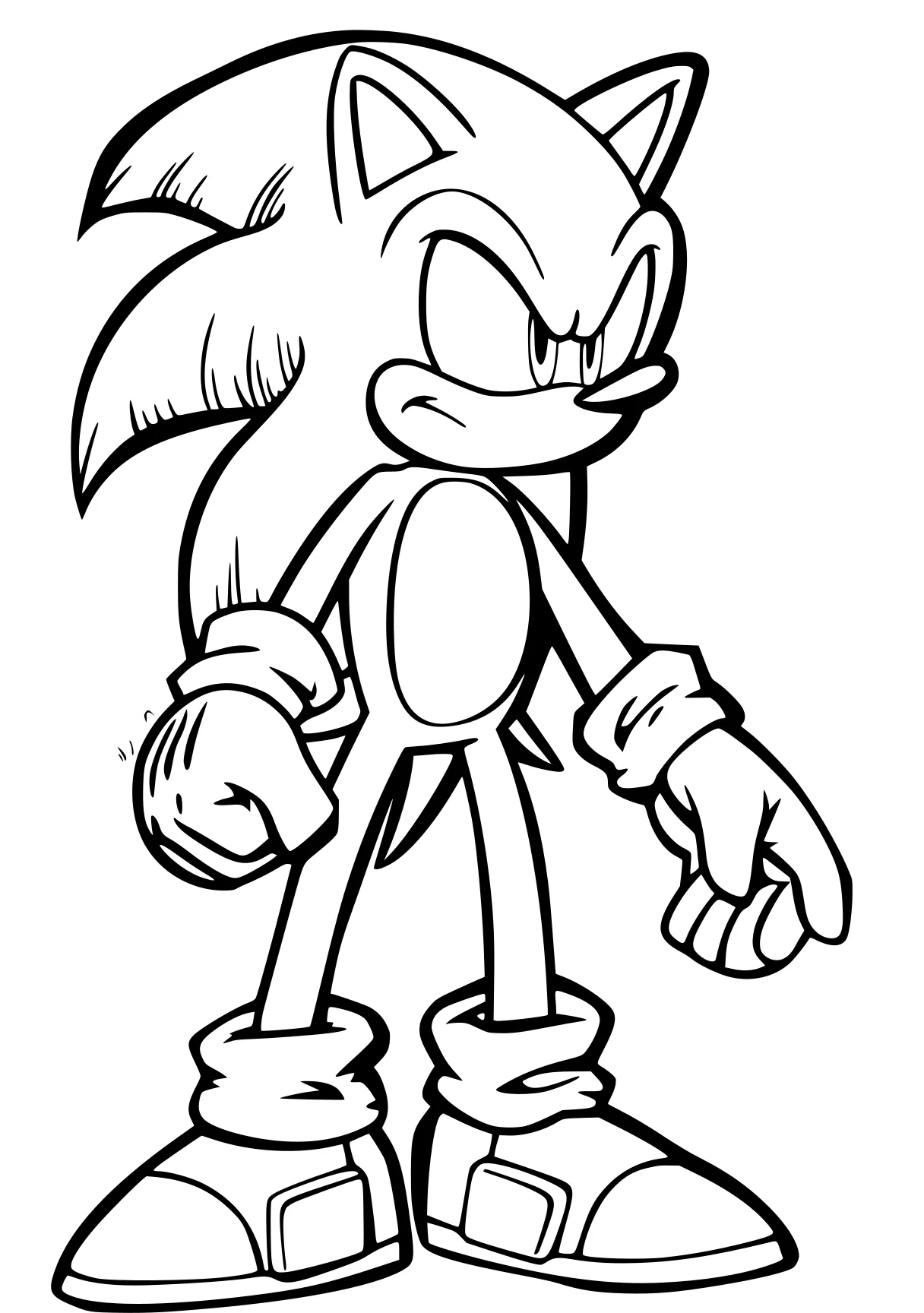 sonic for coloring knuckles, sonic, tails, hedgehog, eggman, free page downloads