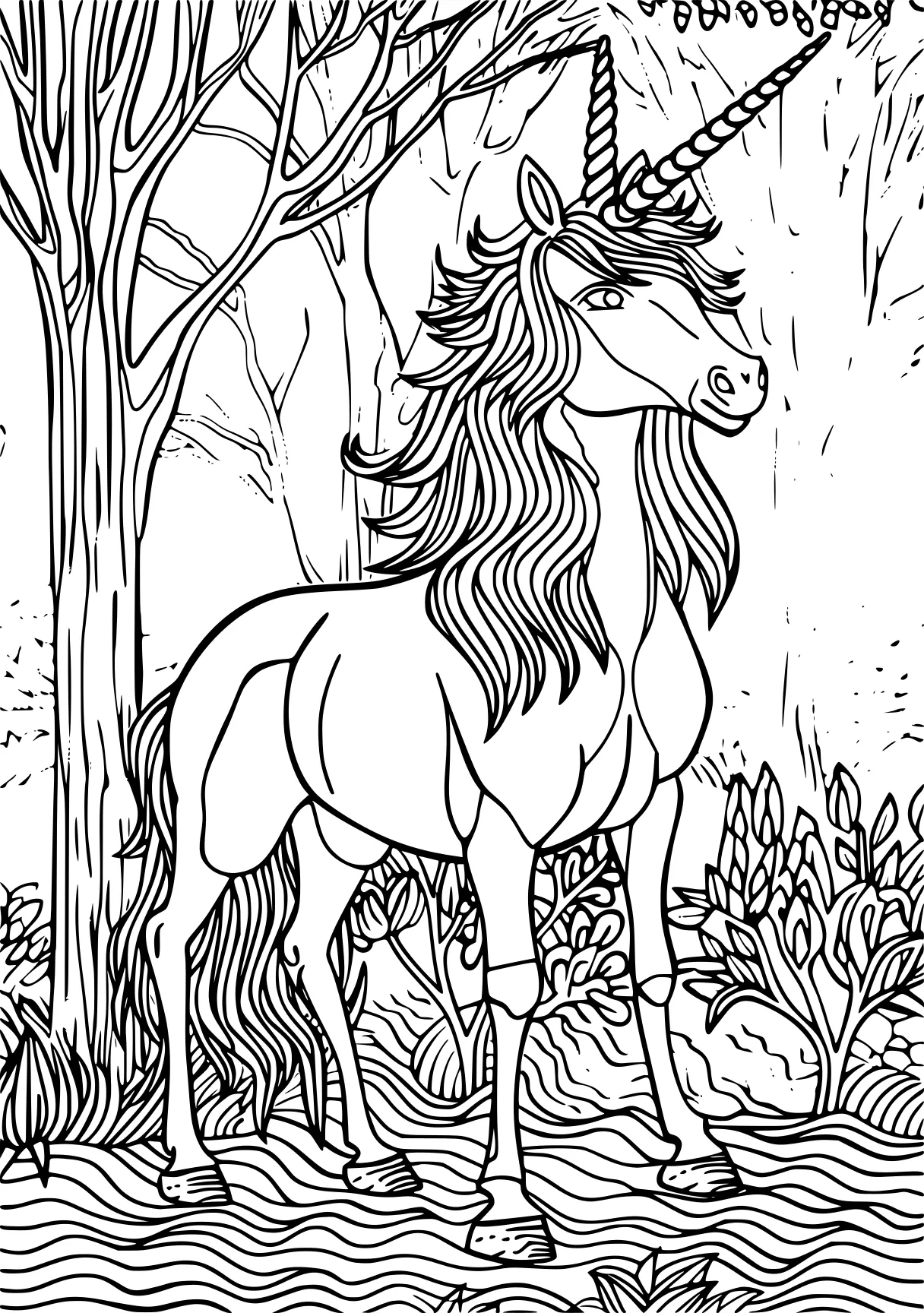 unicorn pictures to color unicorn, horse, pony, free coloring page downloads