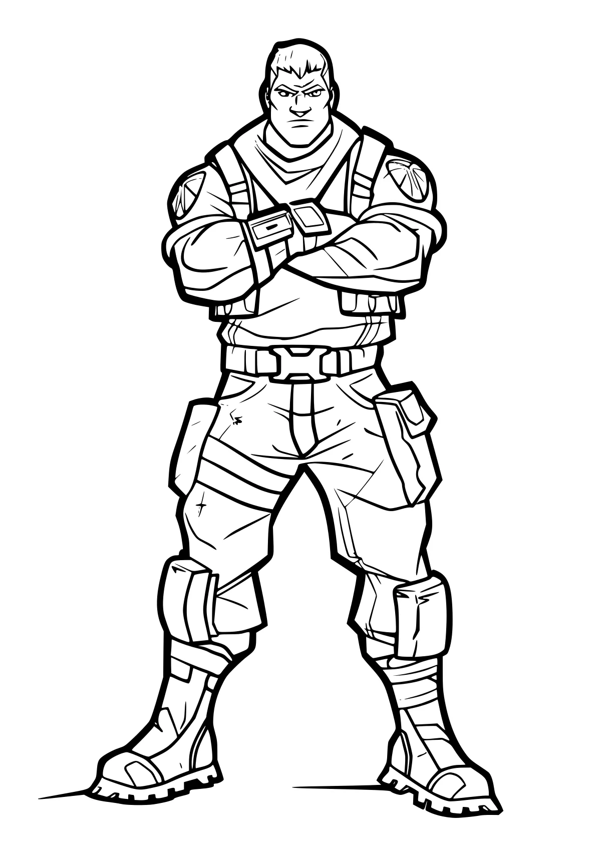 fortnite coloring page ranger, soldier, doc, guard, kakashi, free downloads