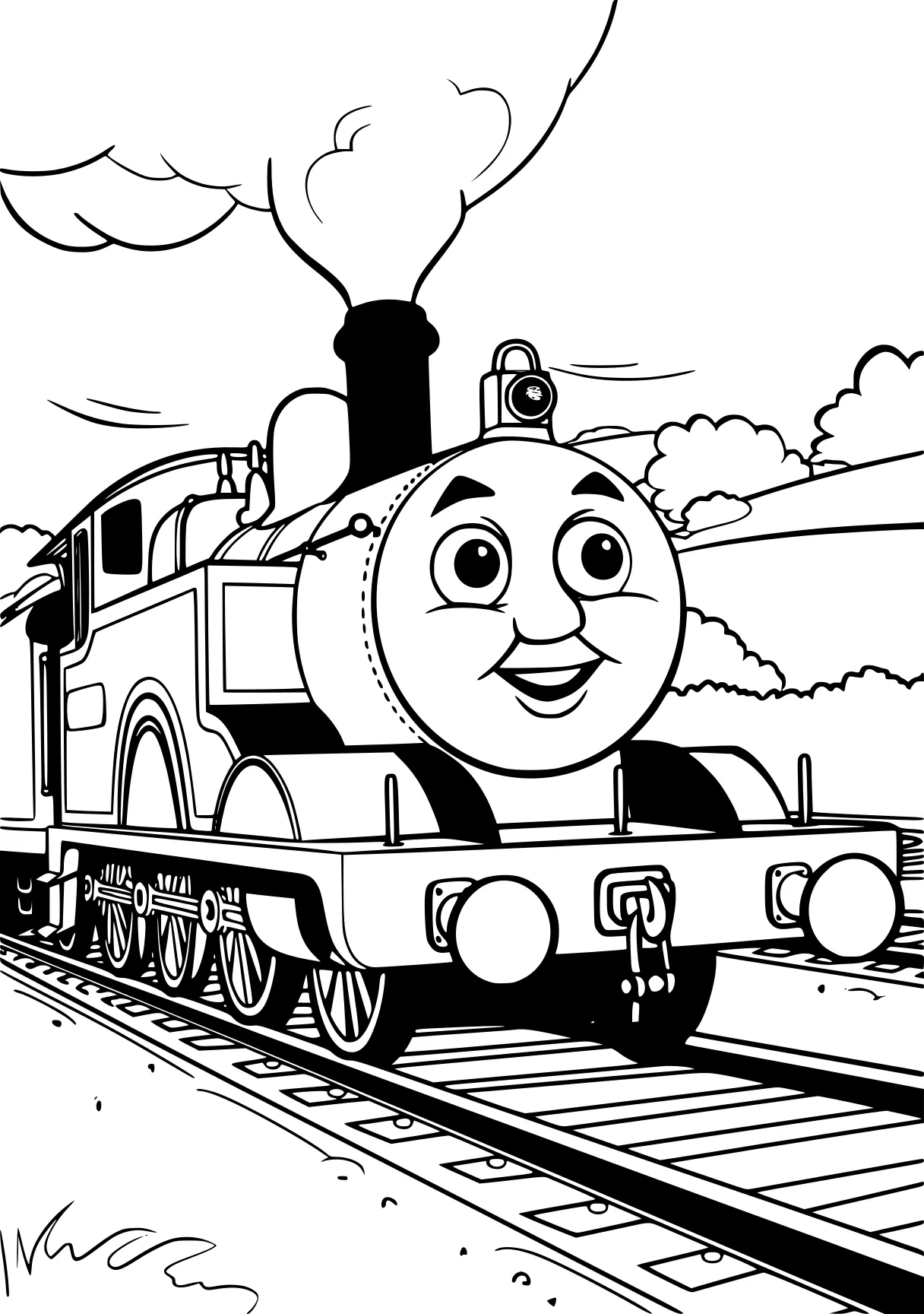 thomas the train coloring pages thomas, percy, train, free page downloads