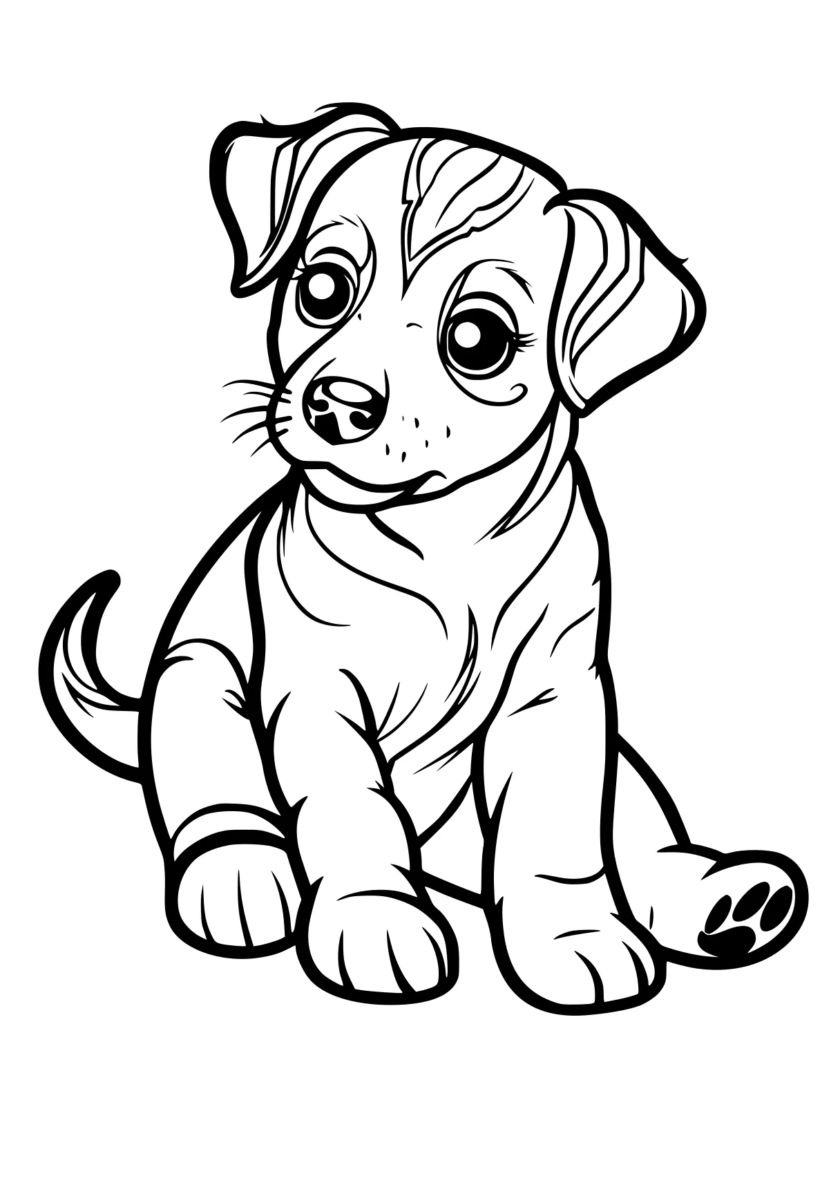 puppy pictures to color puppy, retriever, bulldog, chihuahua, pitbull, free coloring page downloads