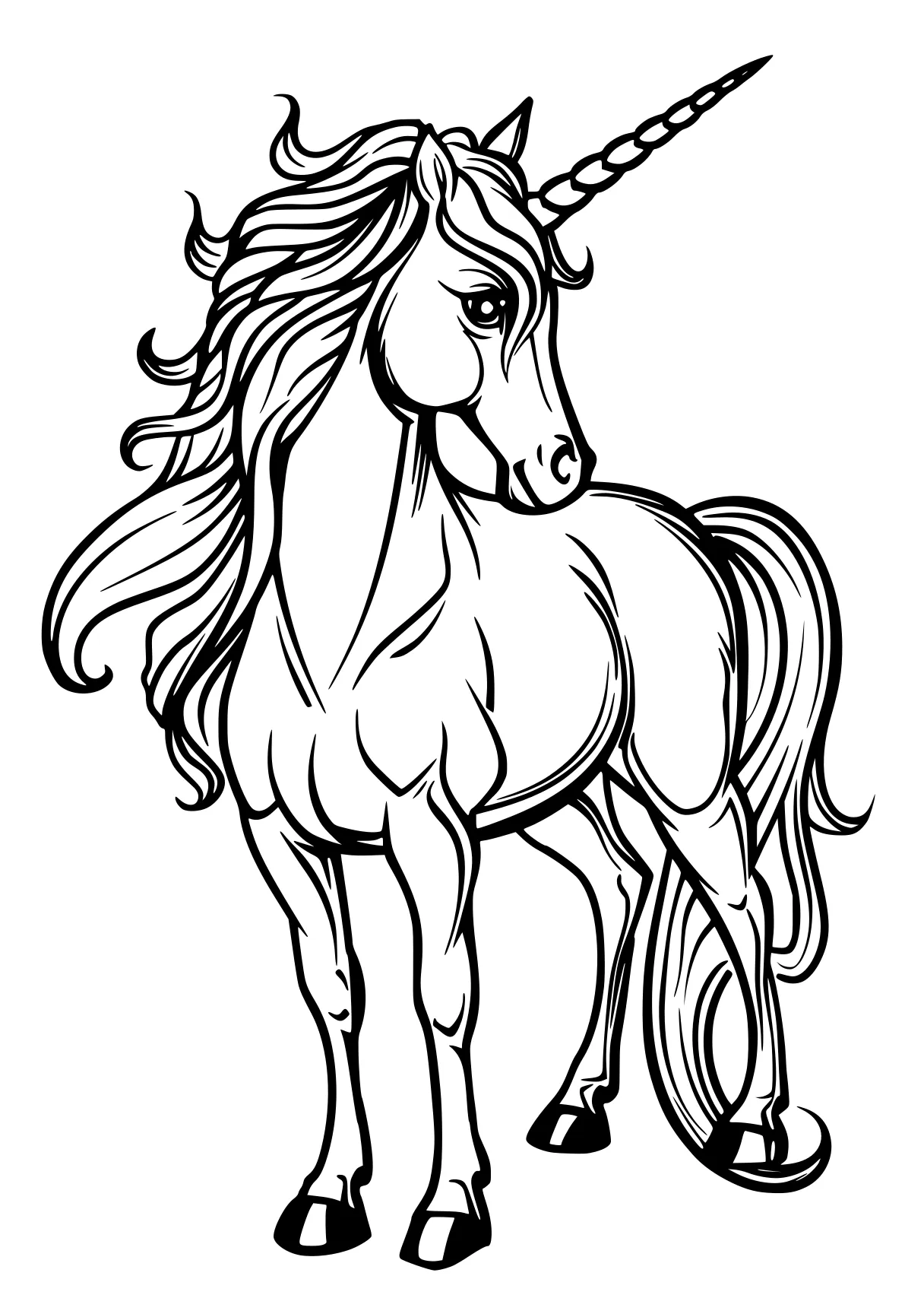 unicorn coloring sheet pony, unicorn, horse, alicorn, pegasus, free page downloads