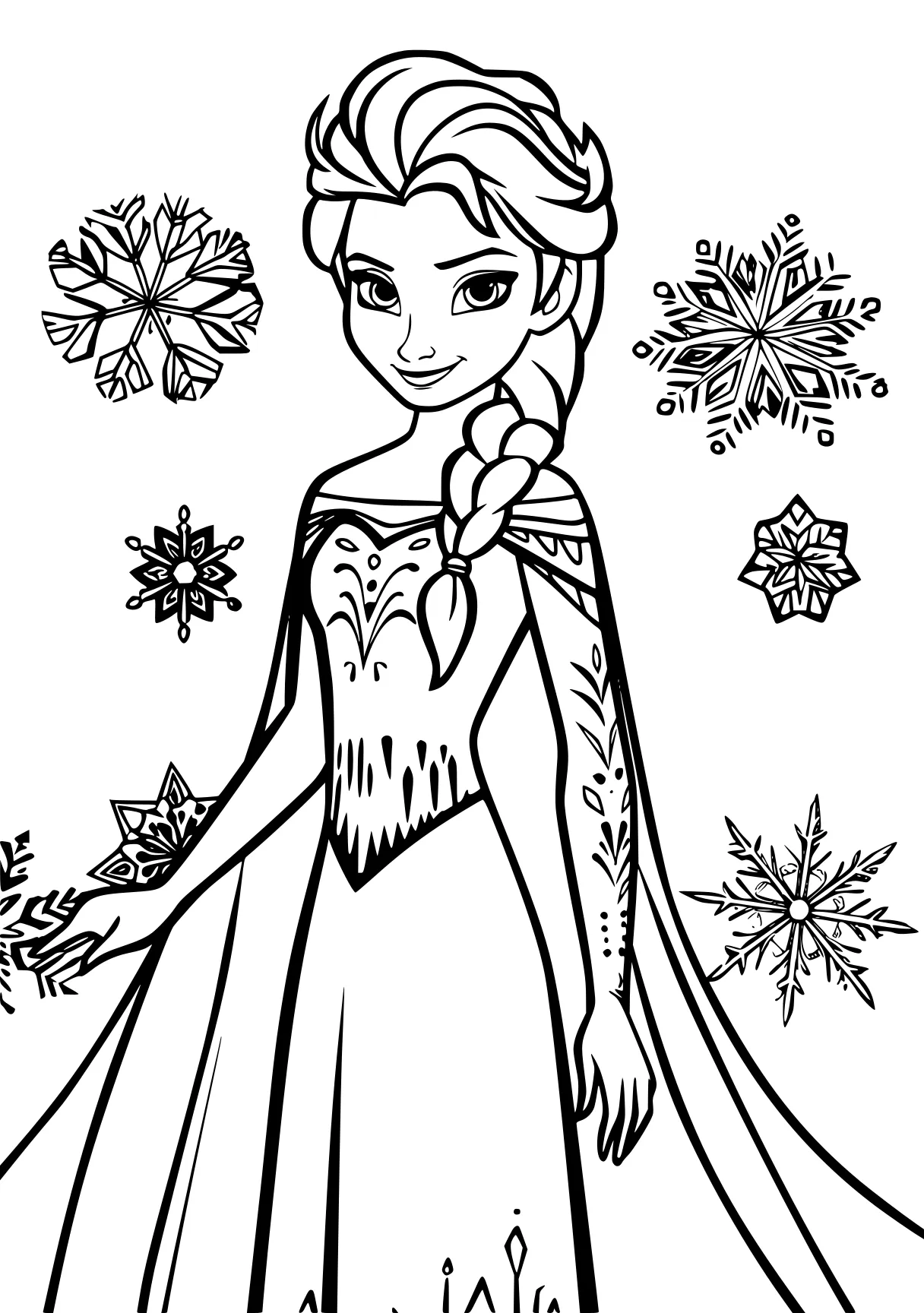 elsa coloring pages elsa, cinderella, jasmine, free page downloads