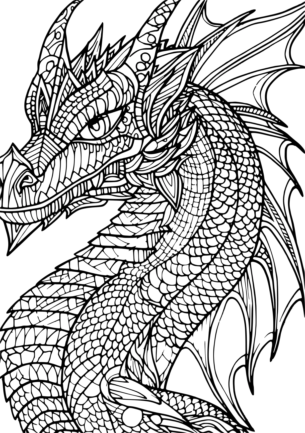 dragon coloring pages dragon, zentangle, alligator, free page downloads