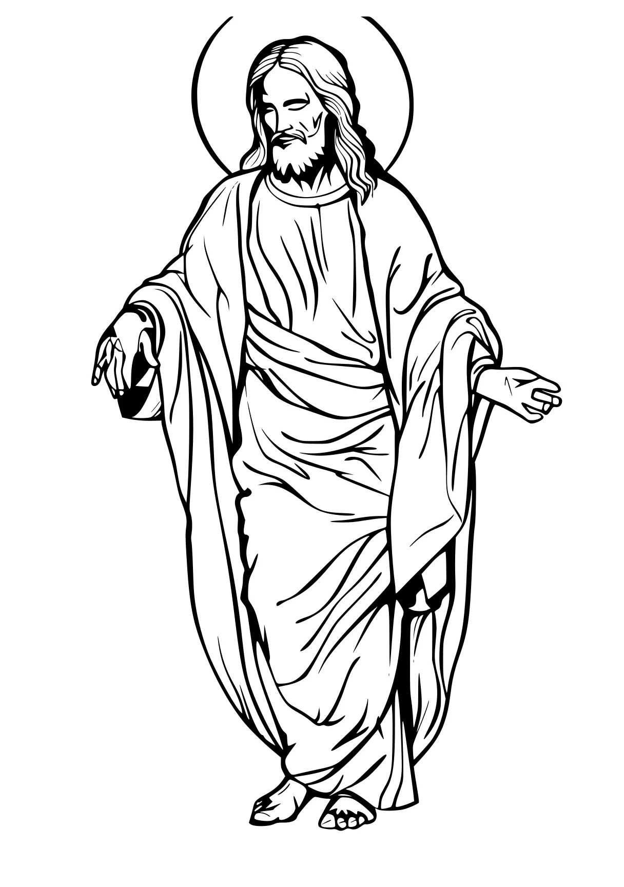 jesus coloring pages christian, st, saint, god, jesus, free page downloads