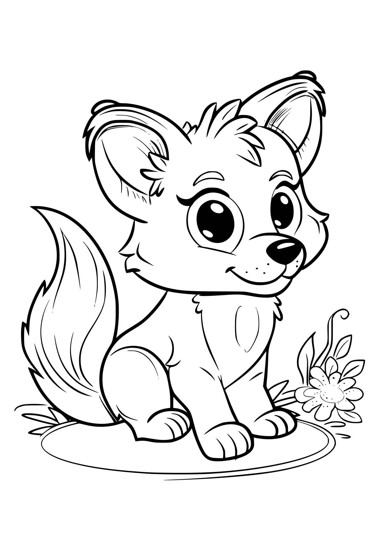 coloring pages printable animals corgi, chihuahua, raccoon, squirrel, fox, free page downloads