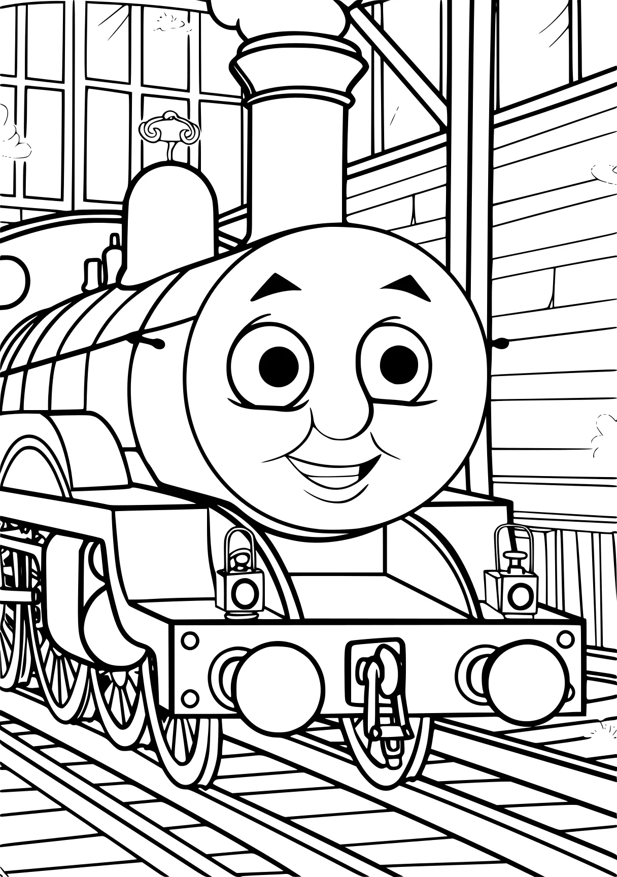 thomas coloring pages thomas, percy, train, free page downloads