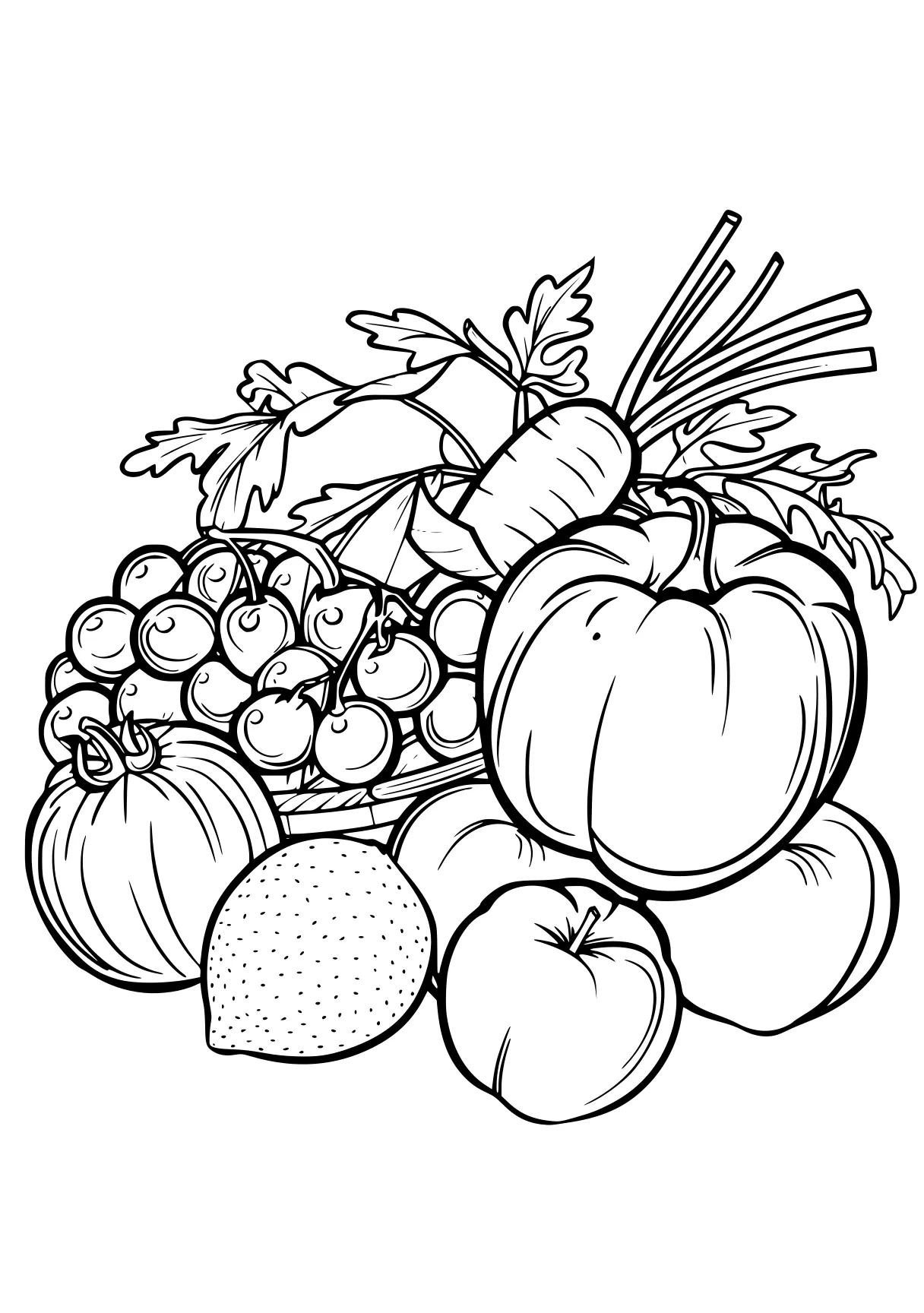 bible coloring pages vegetable, fruits, vegetables, fruit, free page downloads