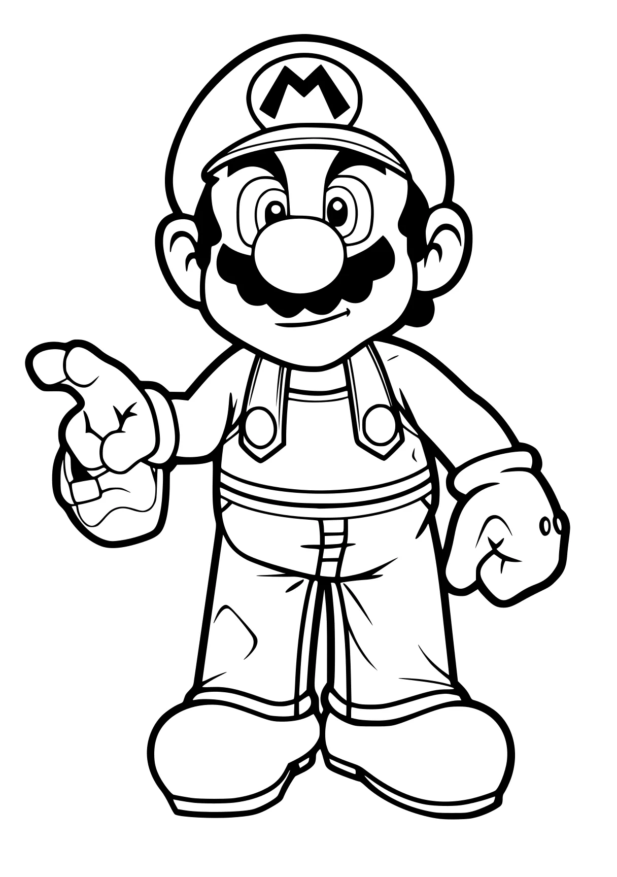 mario coloring sheet mario, luigi, toad, blippi, kart, free page downloads