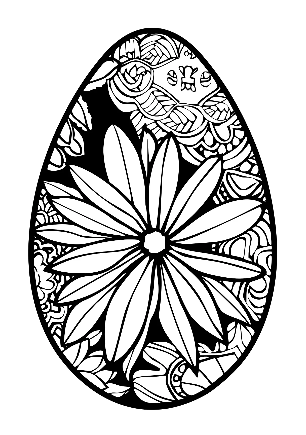 easter egg coloring pages mandala, ornament, mandalas, free page downloads