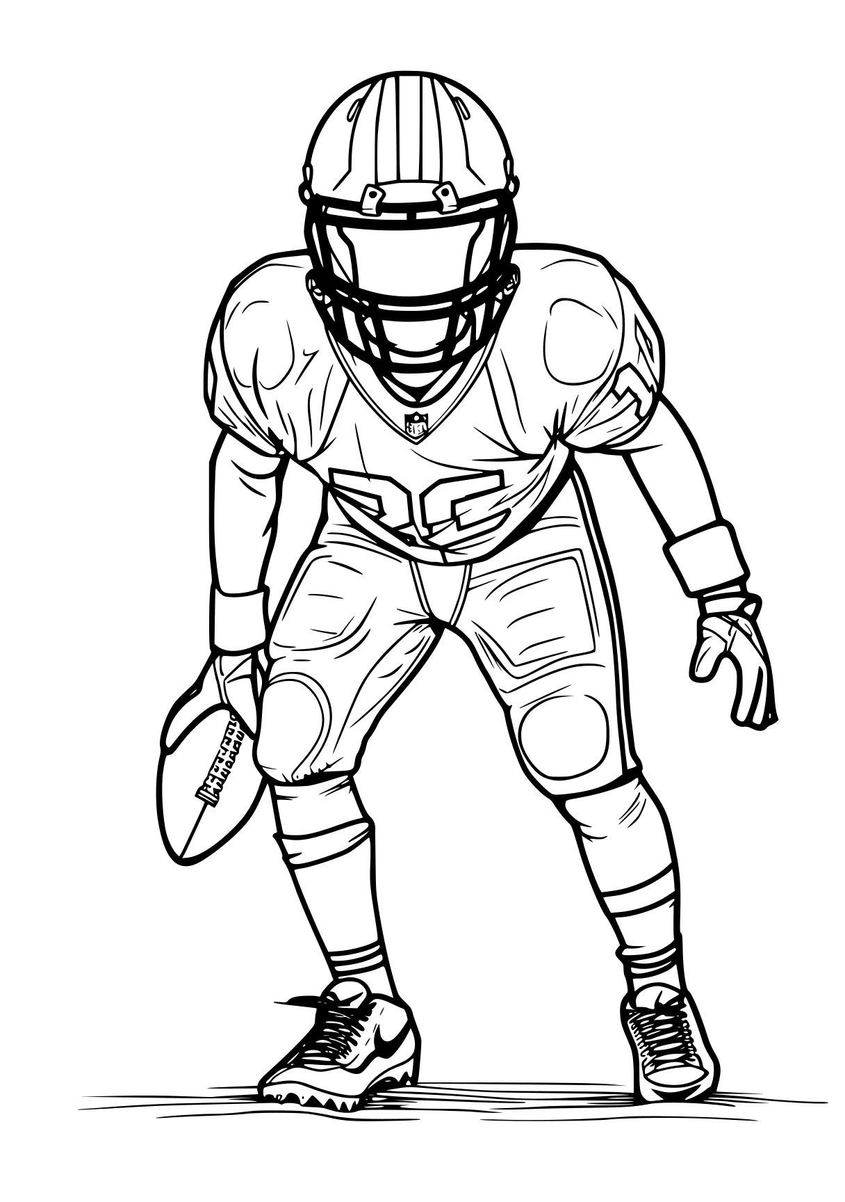 football coloring sheet football, sports, ball, nfl, 49ers, free page downloads