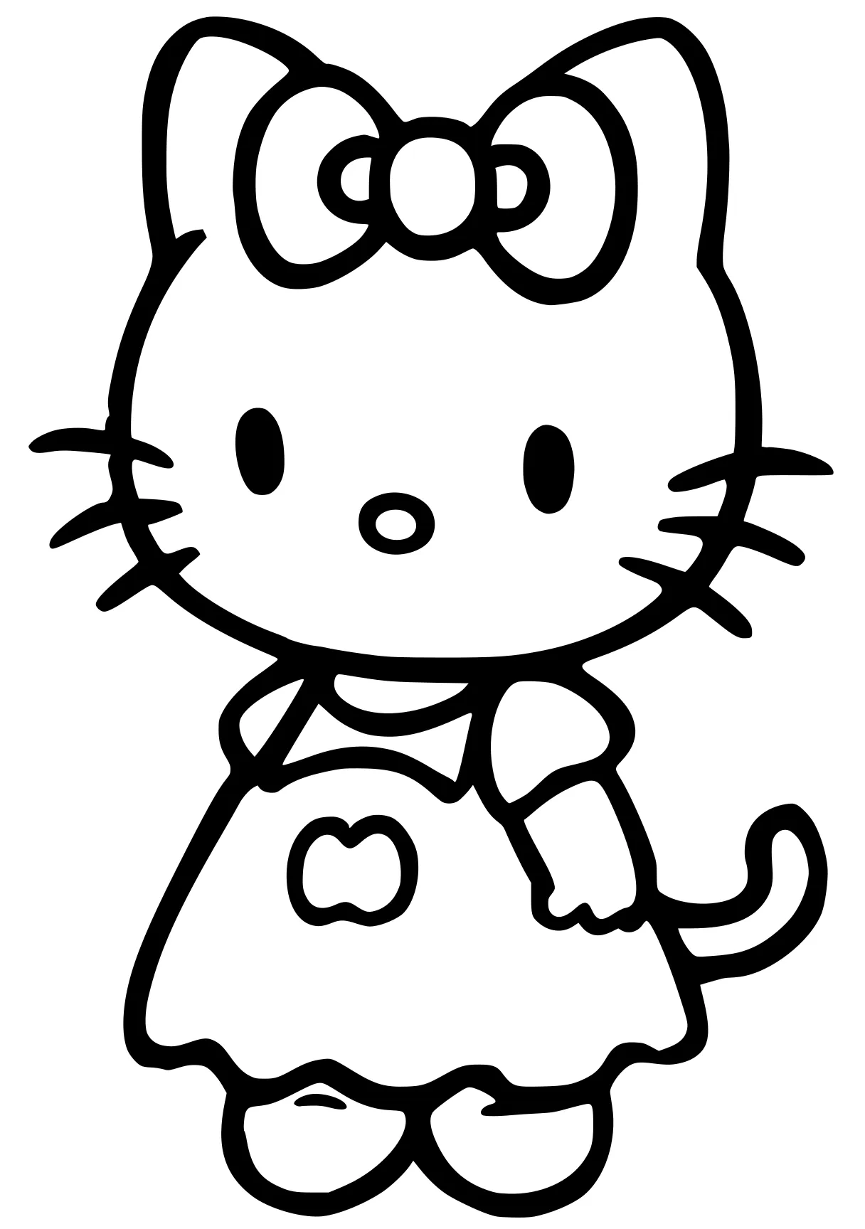 hello kitty and friends coloring pages sanrio, kitty, garfield, peppa, unikitty, free page downloads